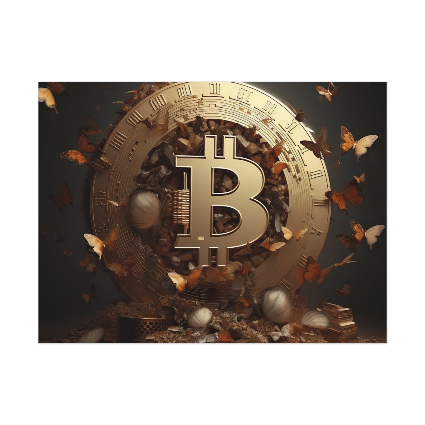 Bitcoin Metamorphosis Poster