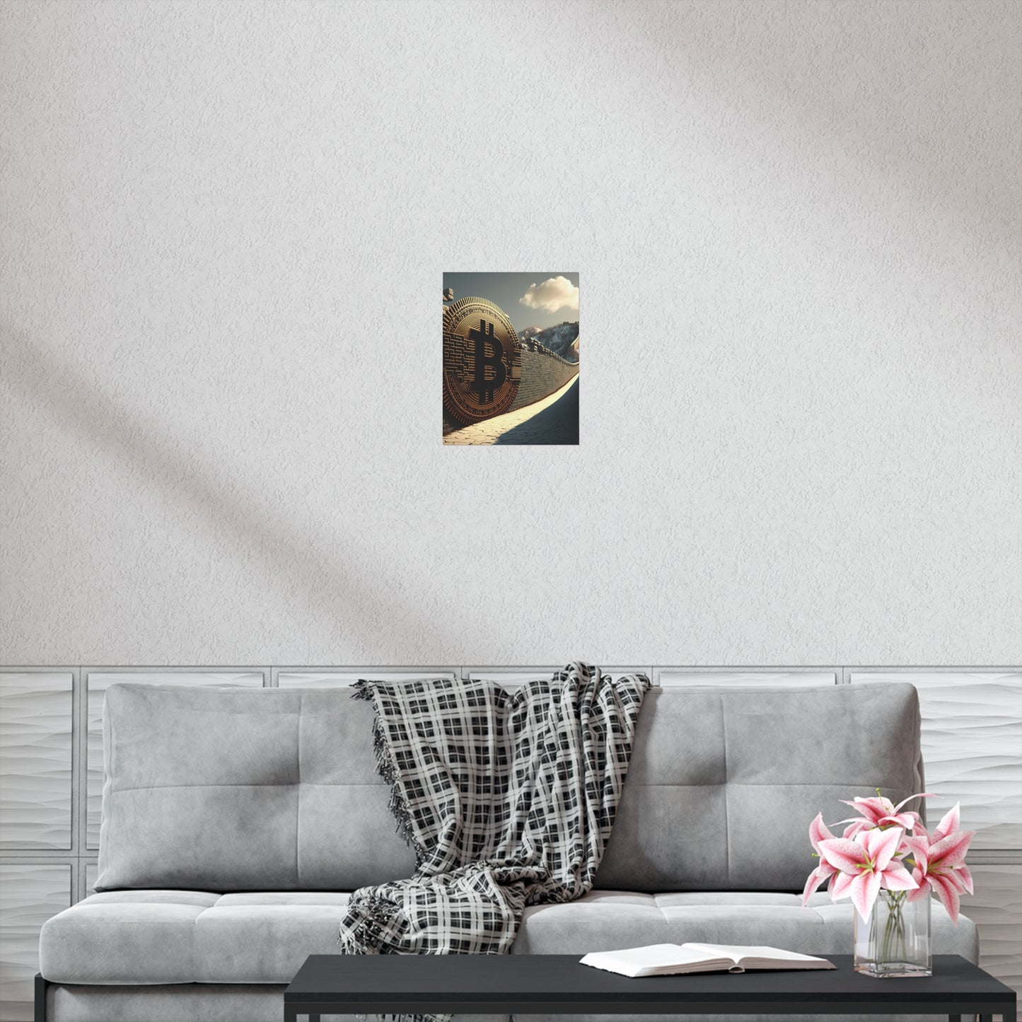Great Wall of Bitcoin Poster
