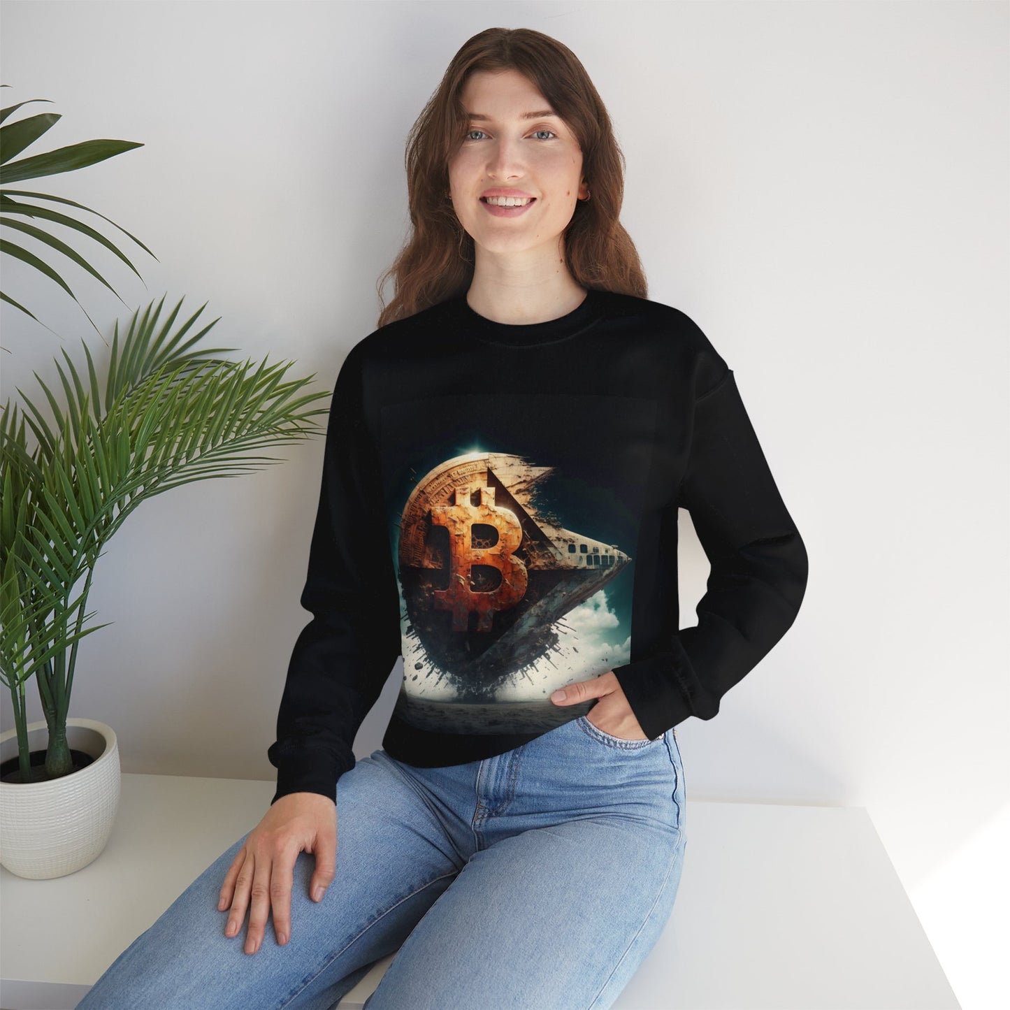 Bitcoin Starship Sweater