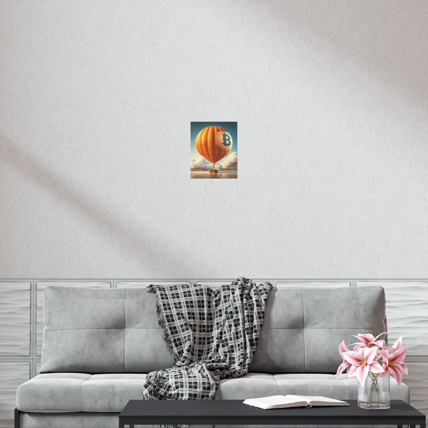 Bitcoin Balloon Poster