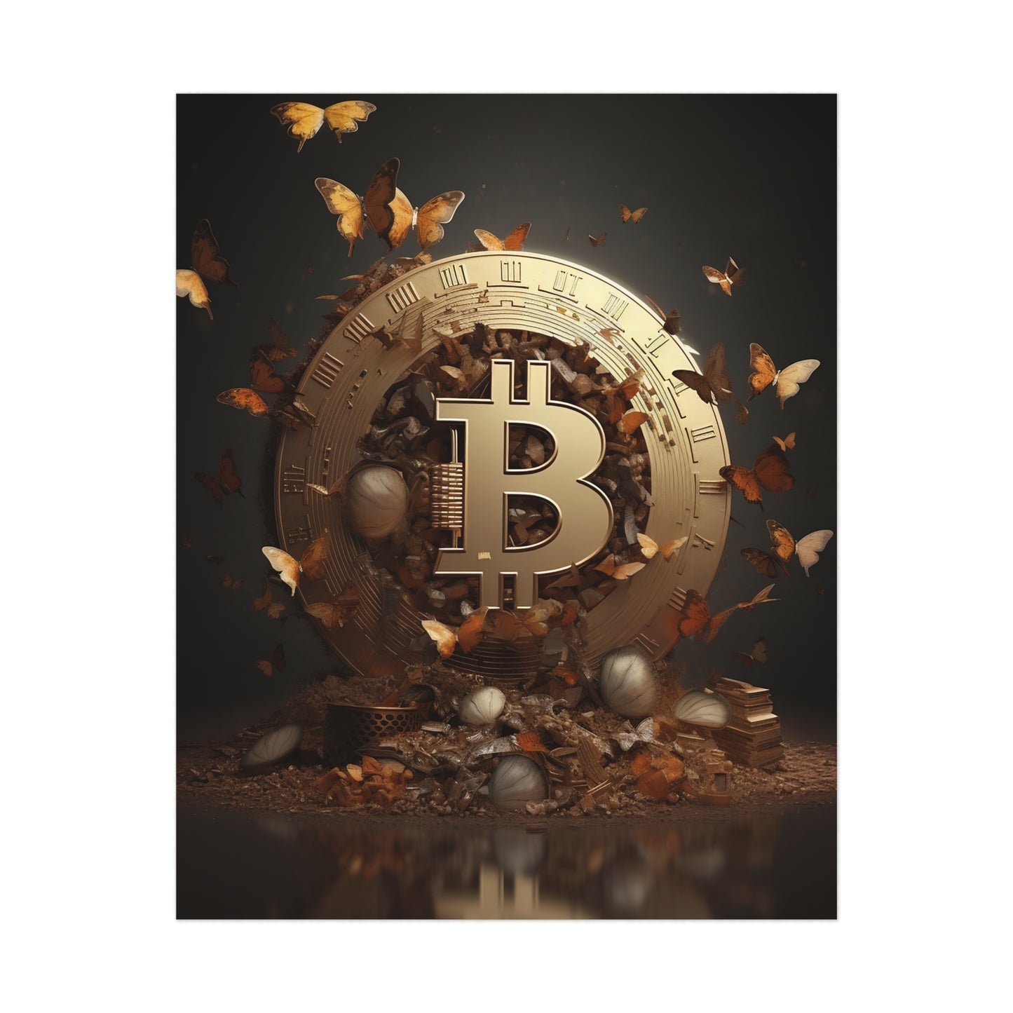 Bitcoin Metamorphosis Poster