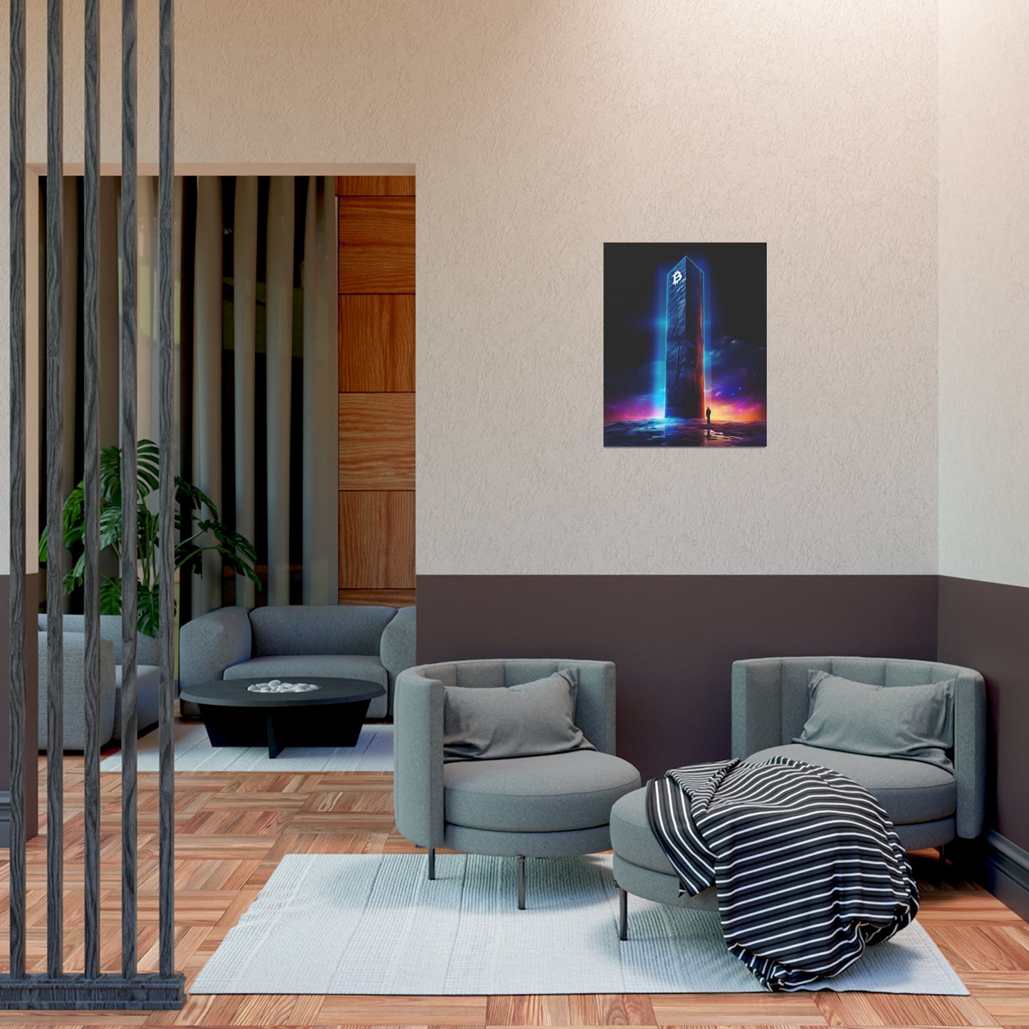 Bitcoin Obelisk Poster