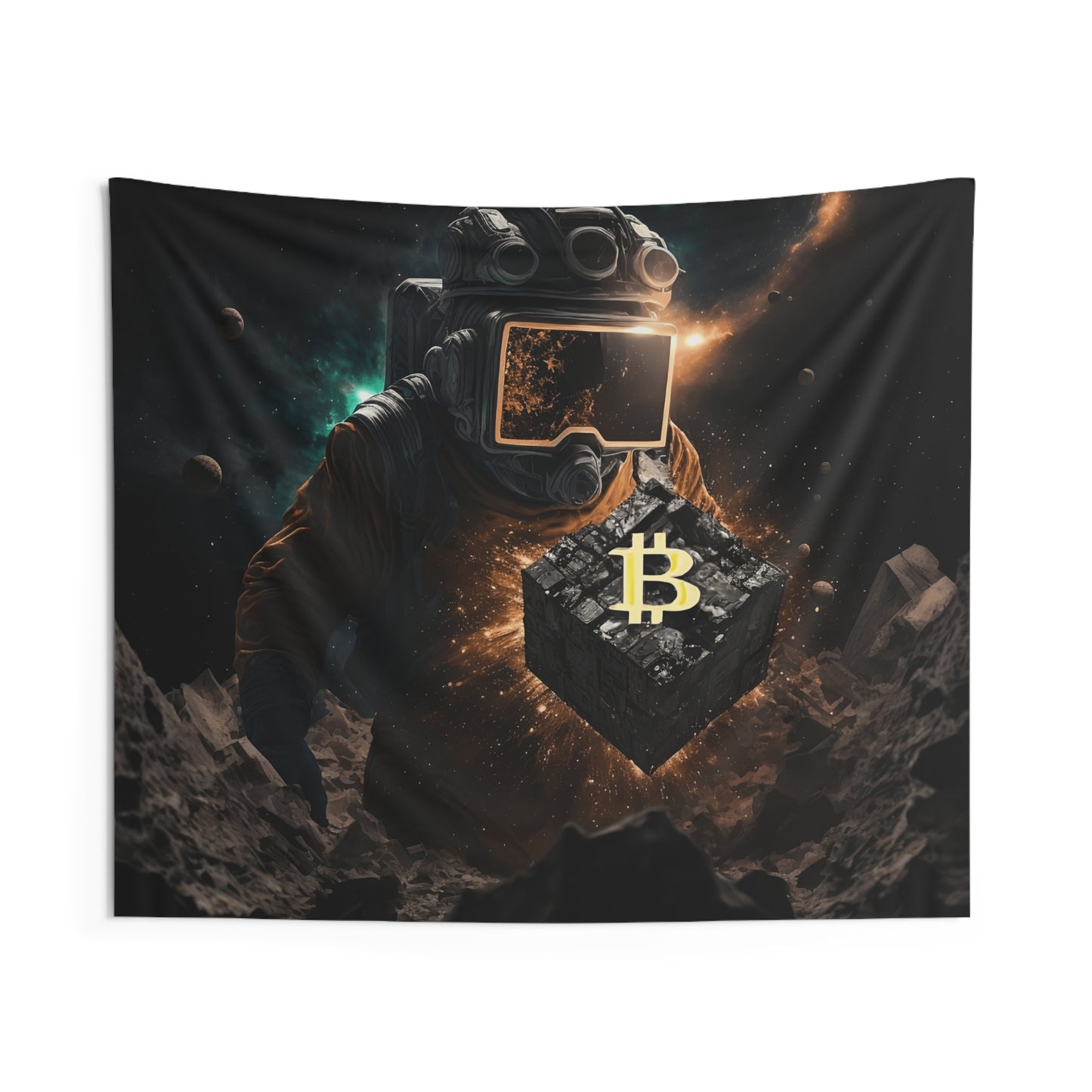 Genesis Block Wall Tapestry