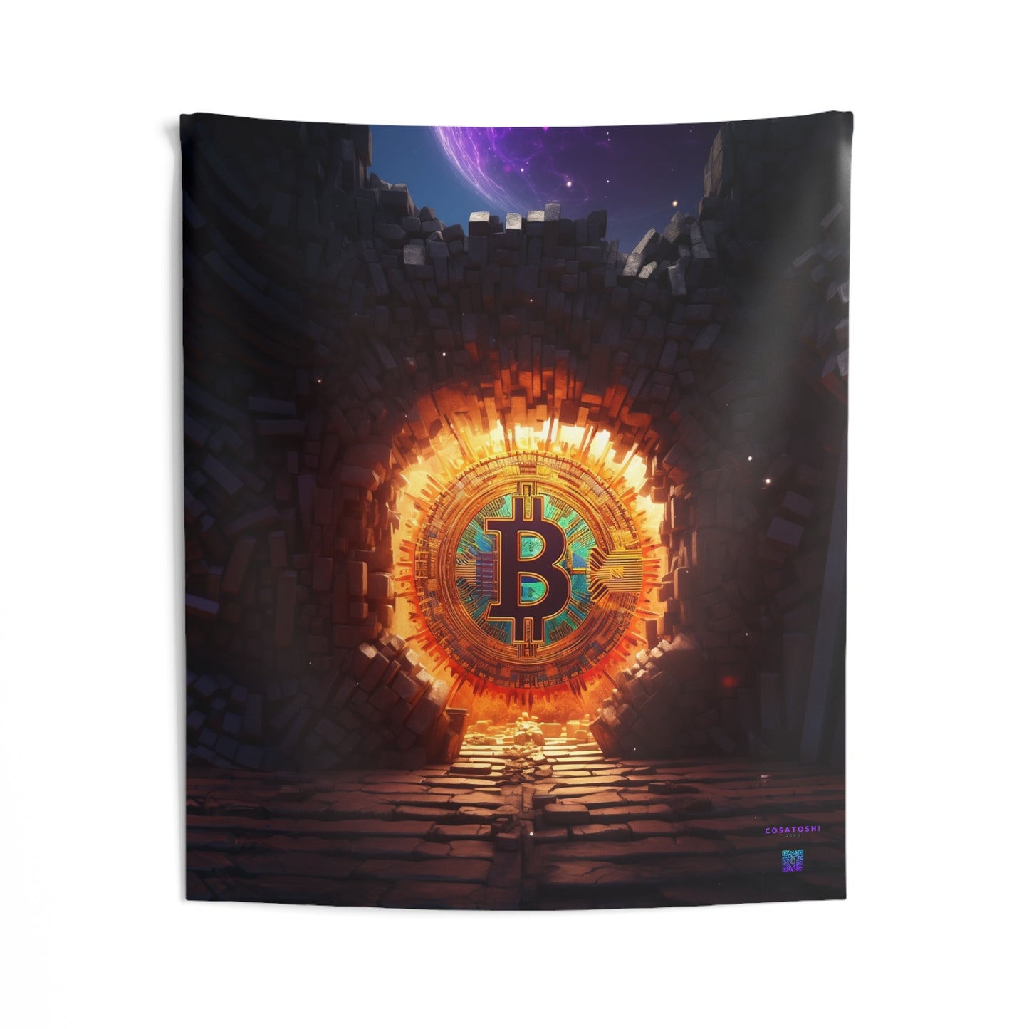 Gravity Portal Wall Tapestry