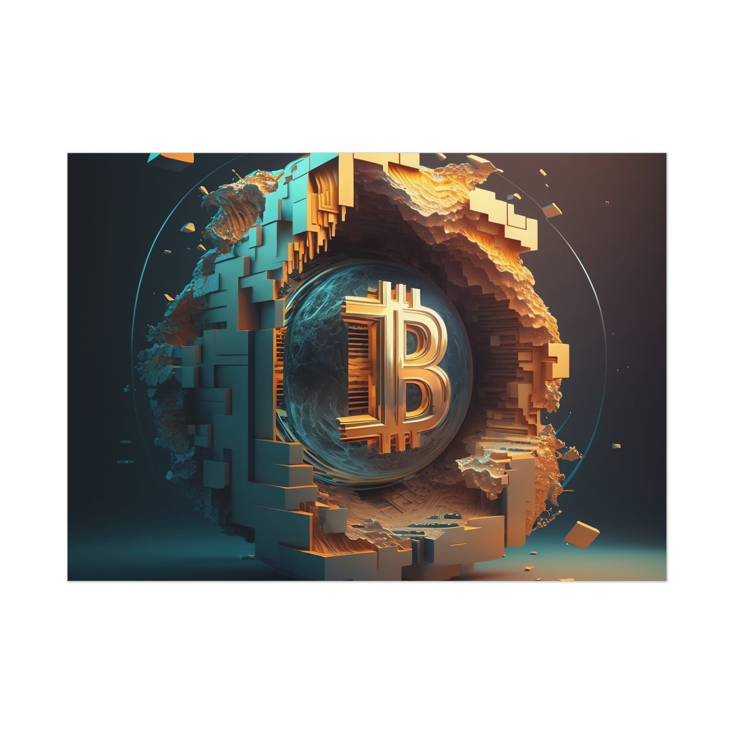 4th Sphere of Bitcoin Poster