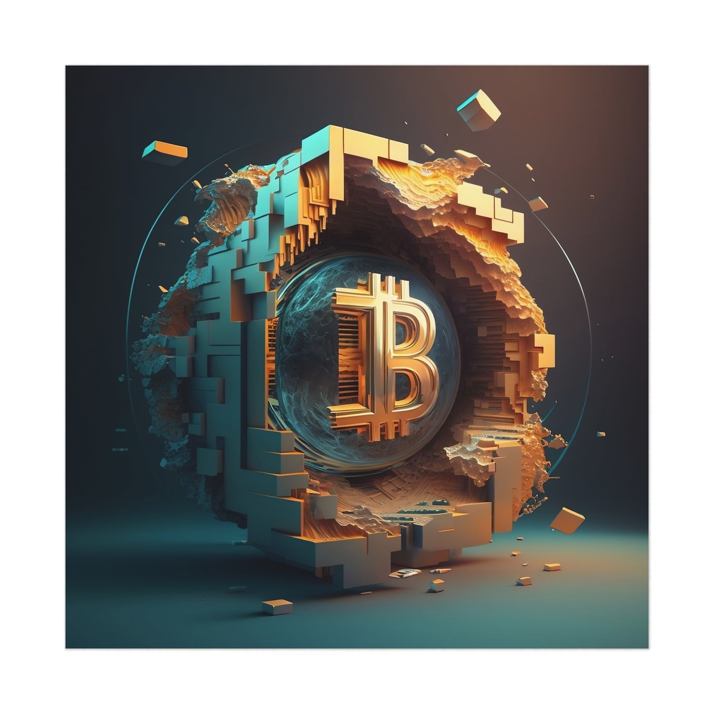 4th Sphere of Bitcoin Poster