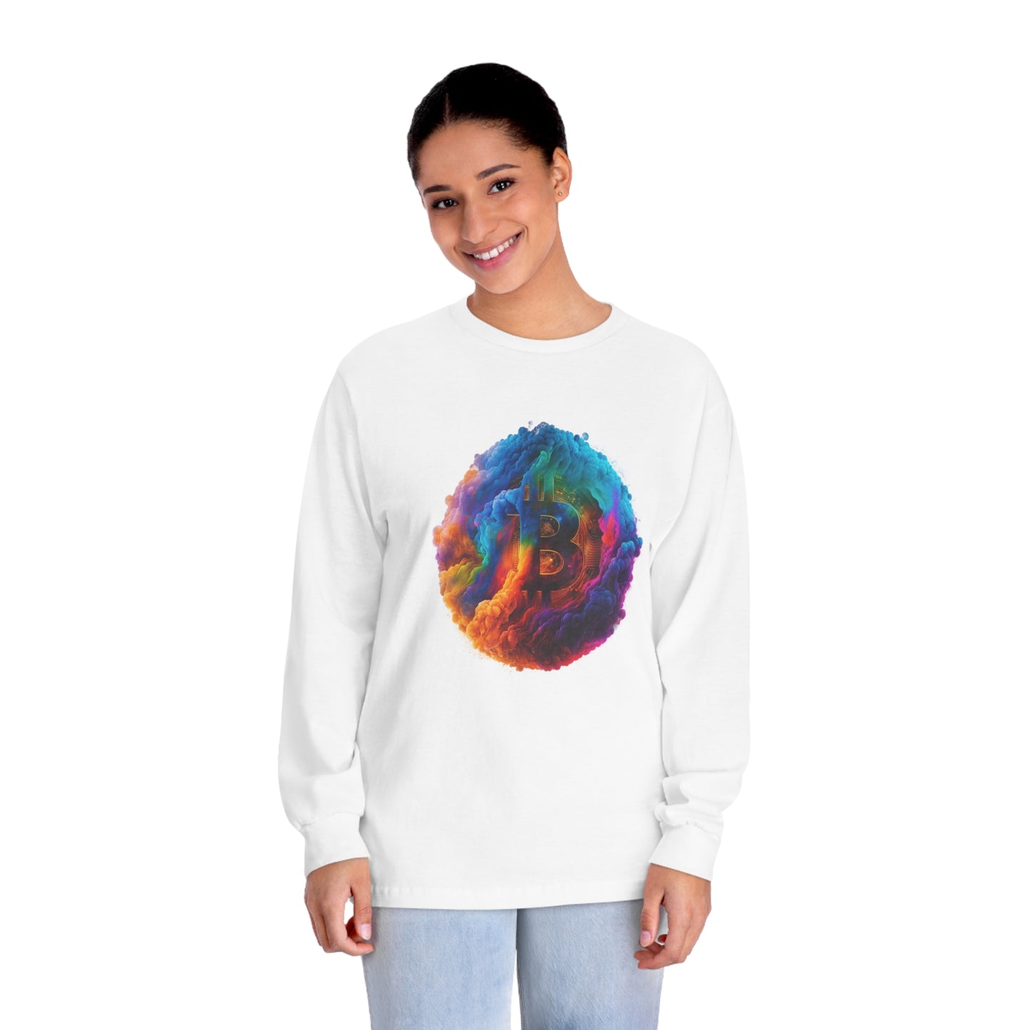 Bitcoin Swirls Long Sleeve