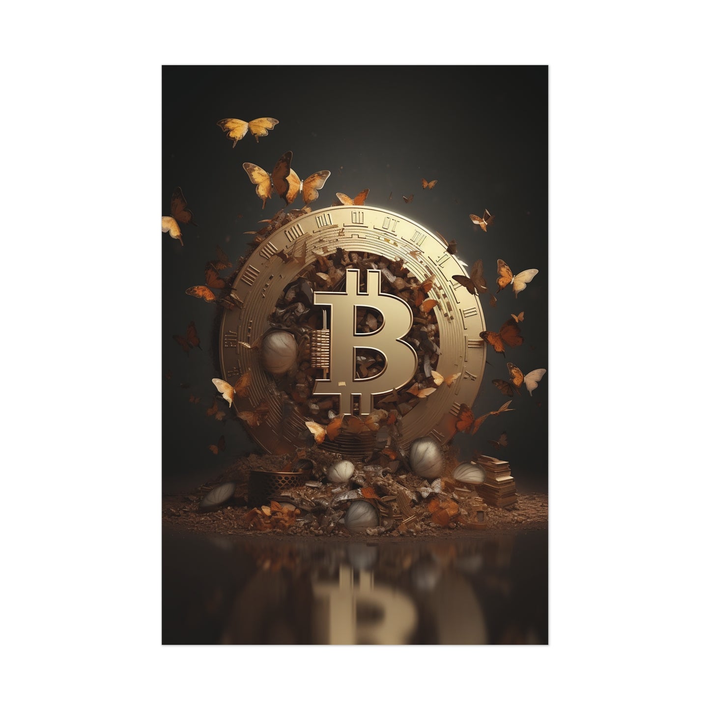 Bitcoin Metamorphosis Poster
