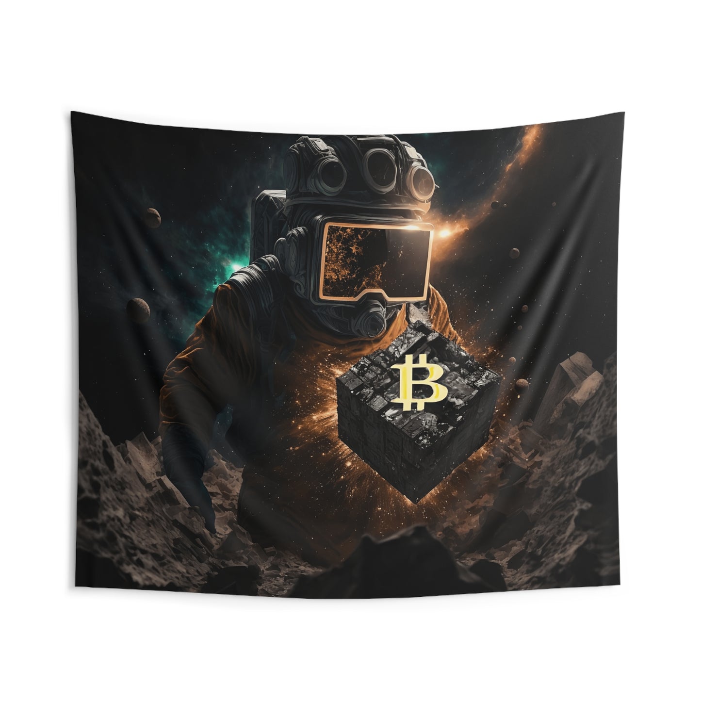 Genesis Block Wall Tapestry