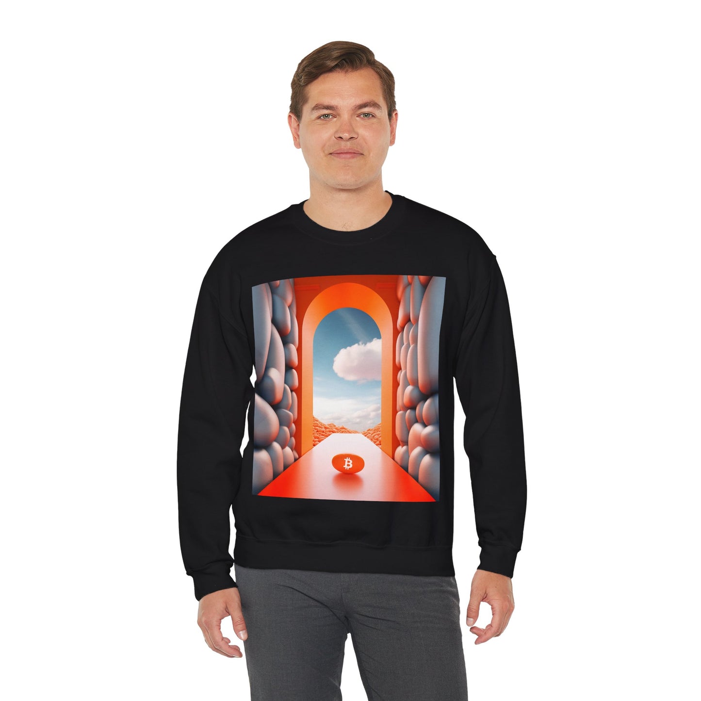 Orange Pill Archway Sweater