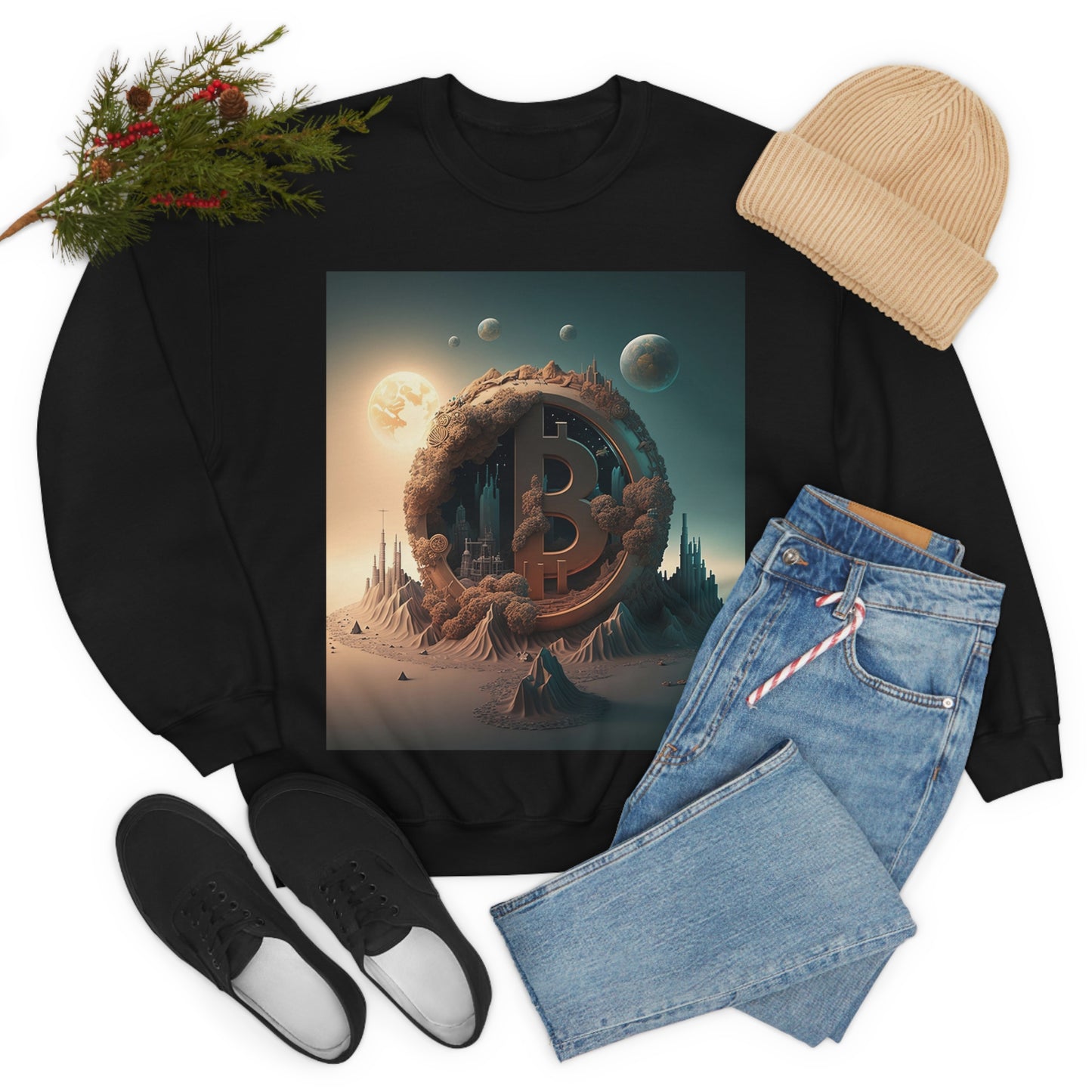 4th Globe of Bitcoin Sweater