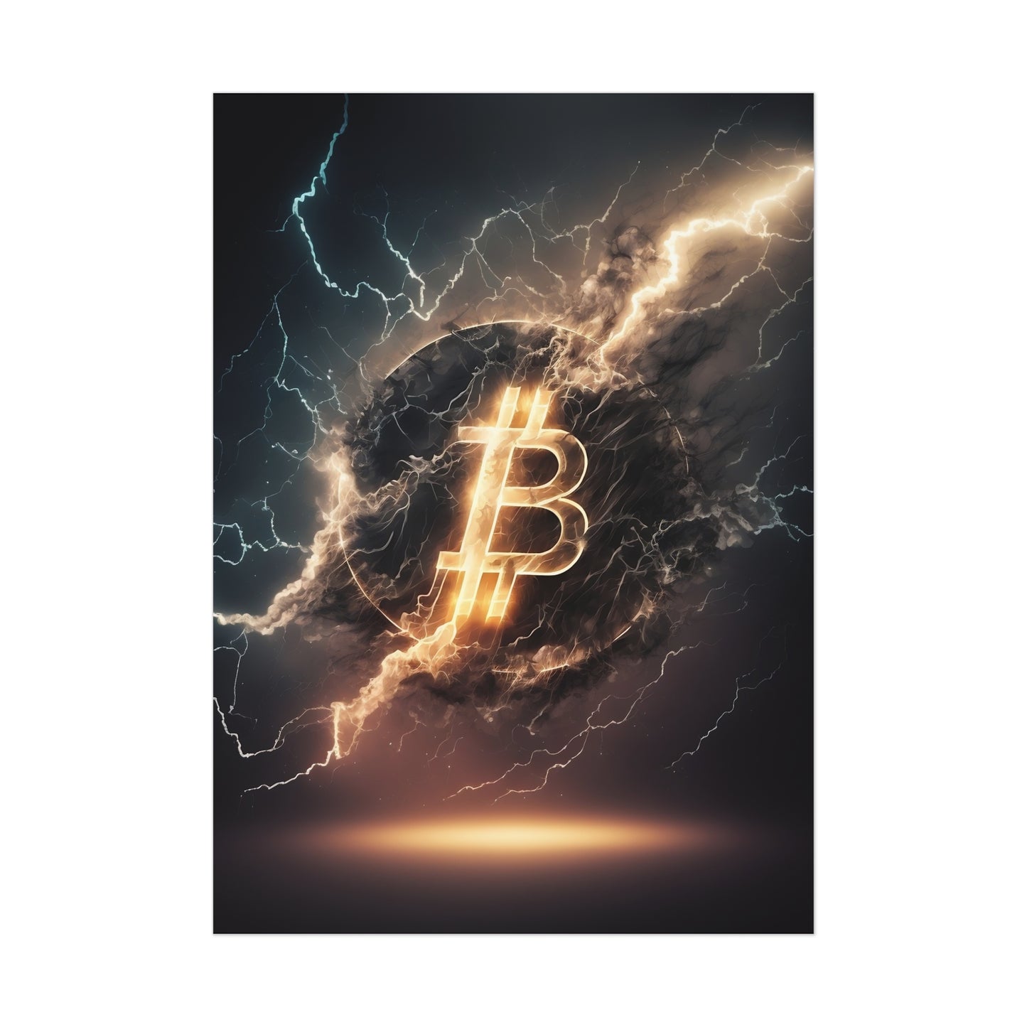 Bitcoin Lightning Poster