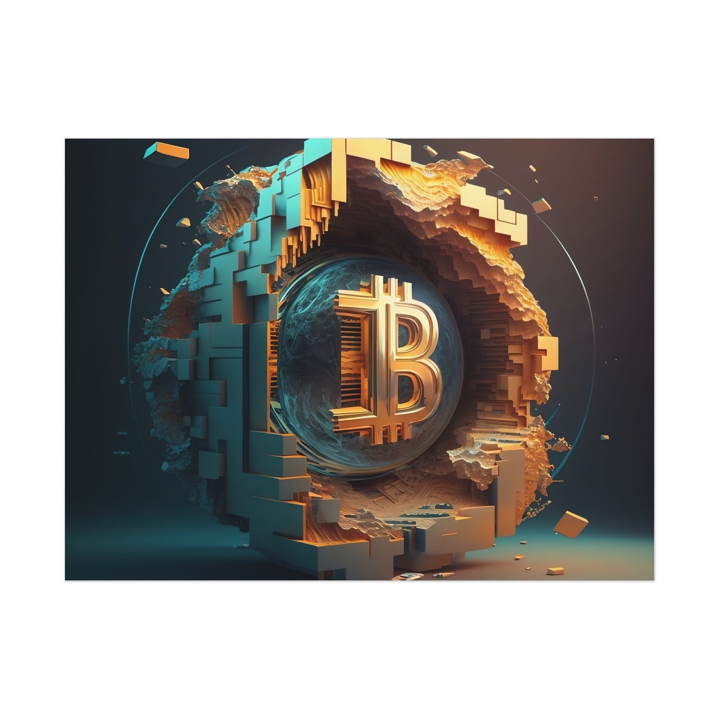 4th Sphere of Bitcoin Poster