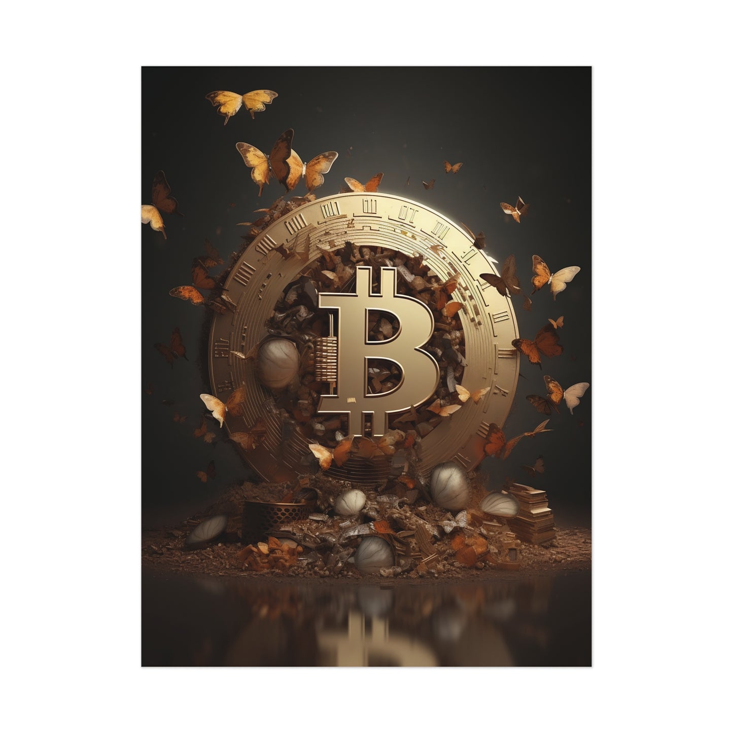 Bitcoin Metamorphosis Poster
