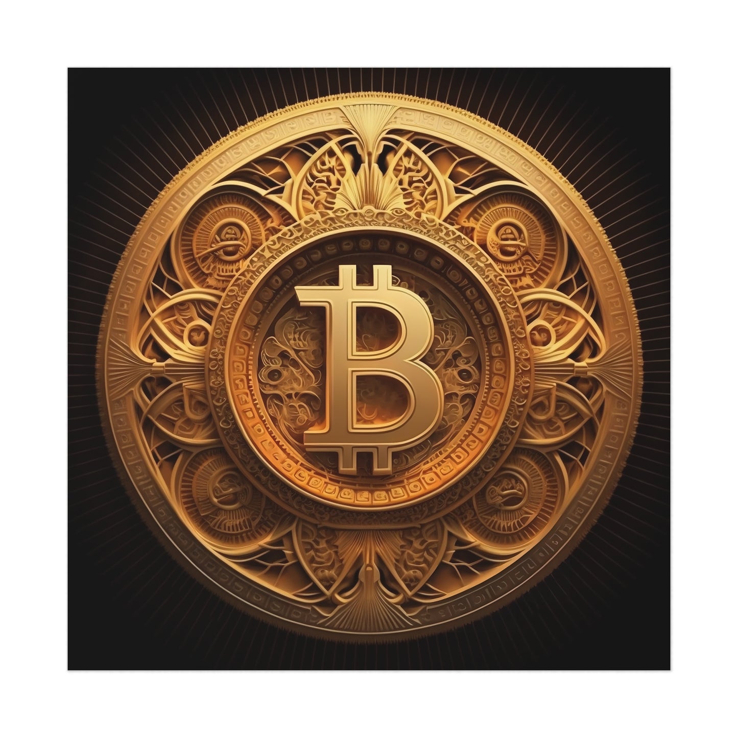Bitcoin Shrine Poster