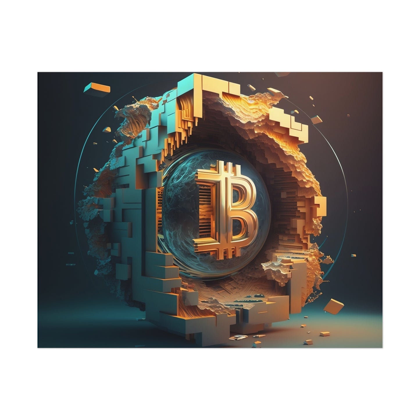 4th Sphere of Bitcoin Poster