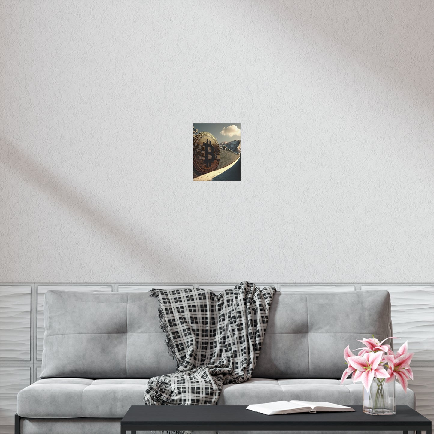 Great Wall of Bitcoin Poster