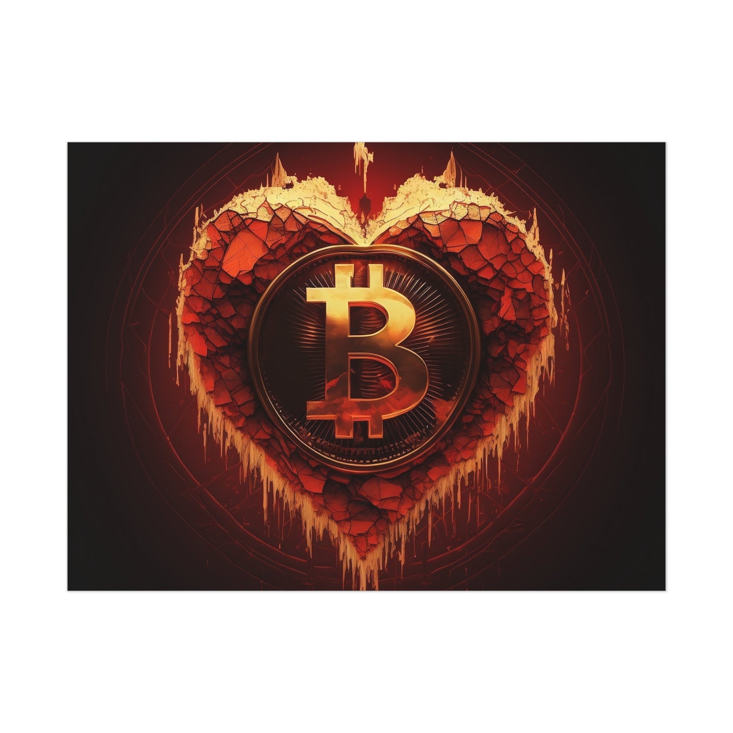 Love Bitcoin Poster