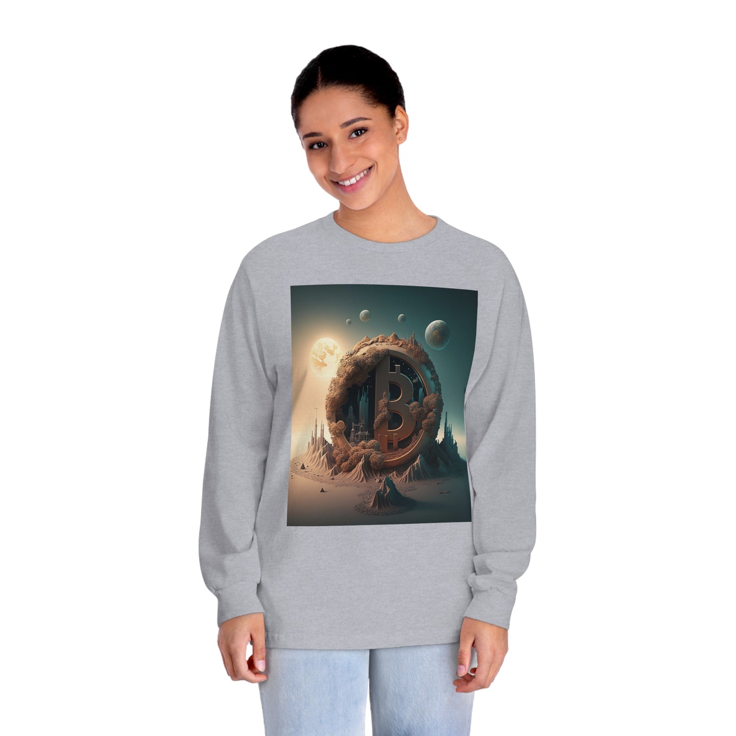 4th Globe of Bitcoin Long Sleeve