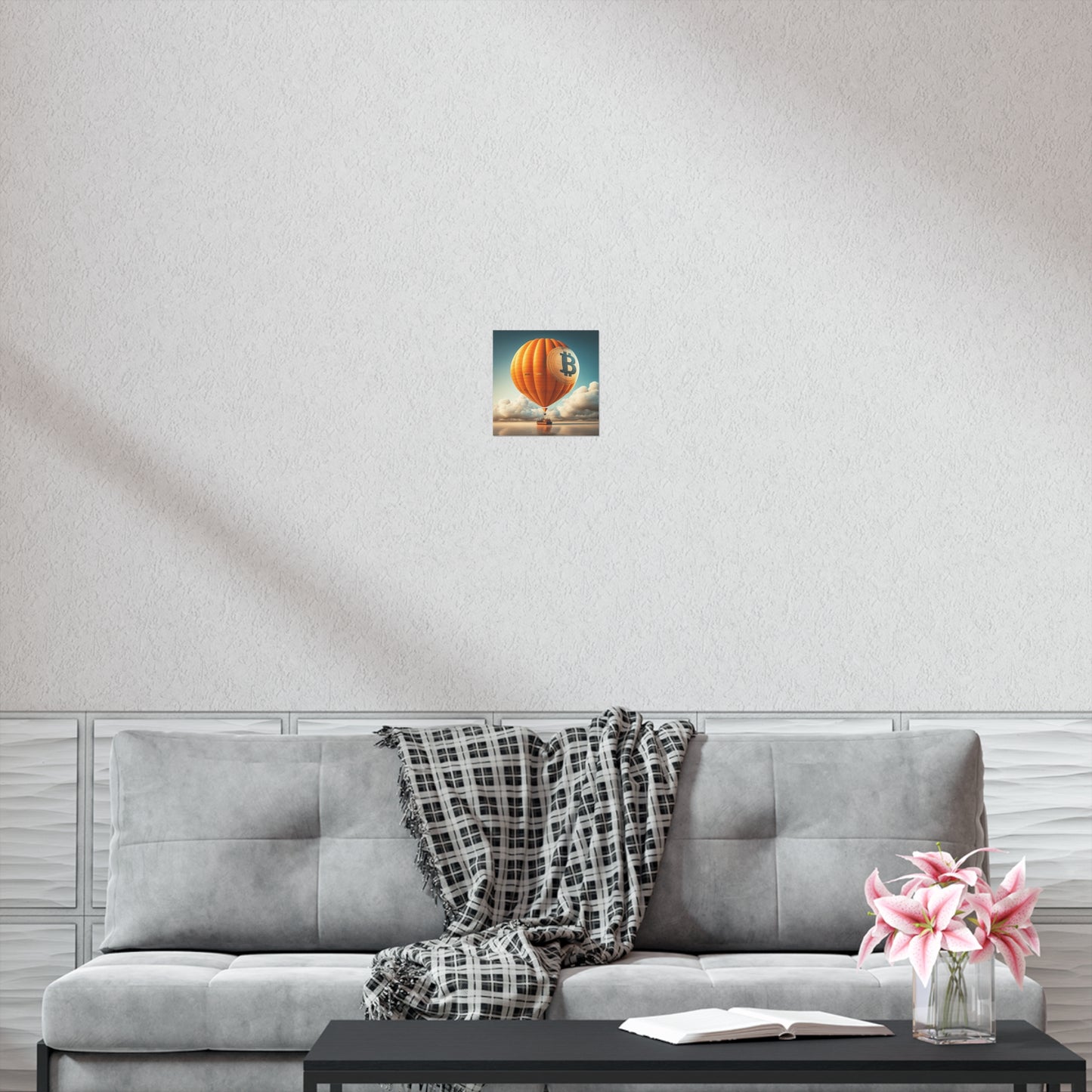 Bitcoin Balloon Poster