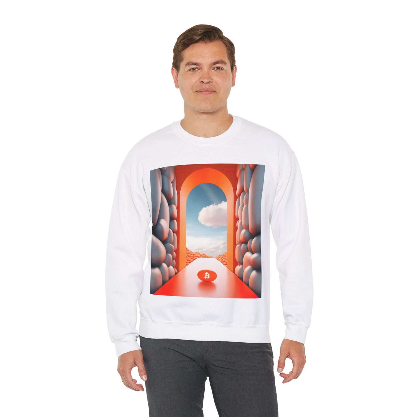 Orange Pill Archway Sweater