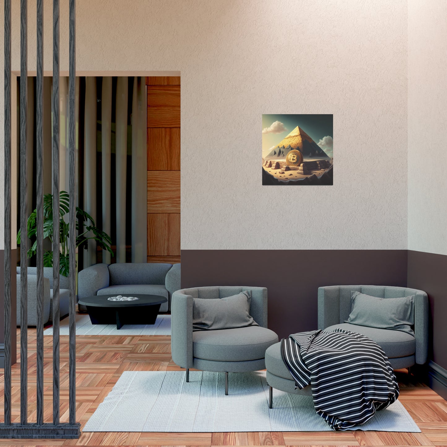 Bitcoin Pyramid Poster