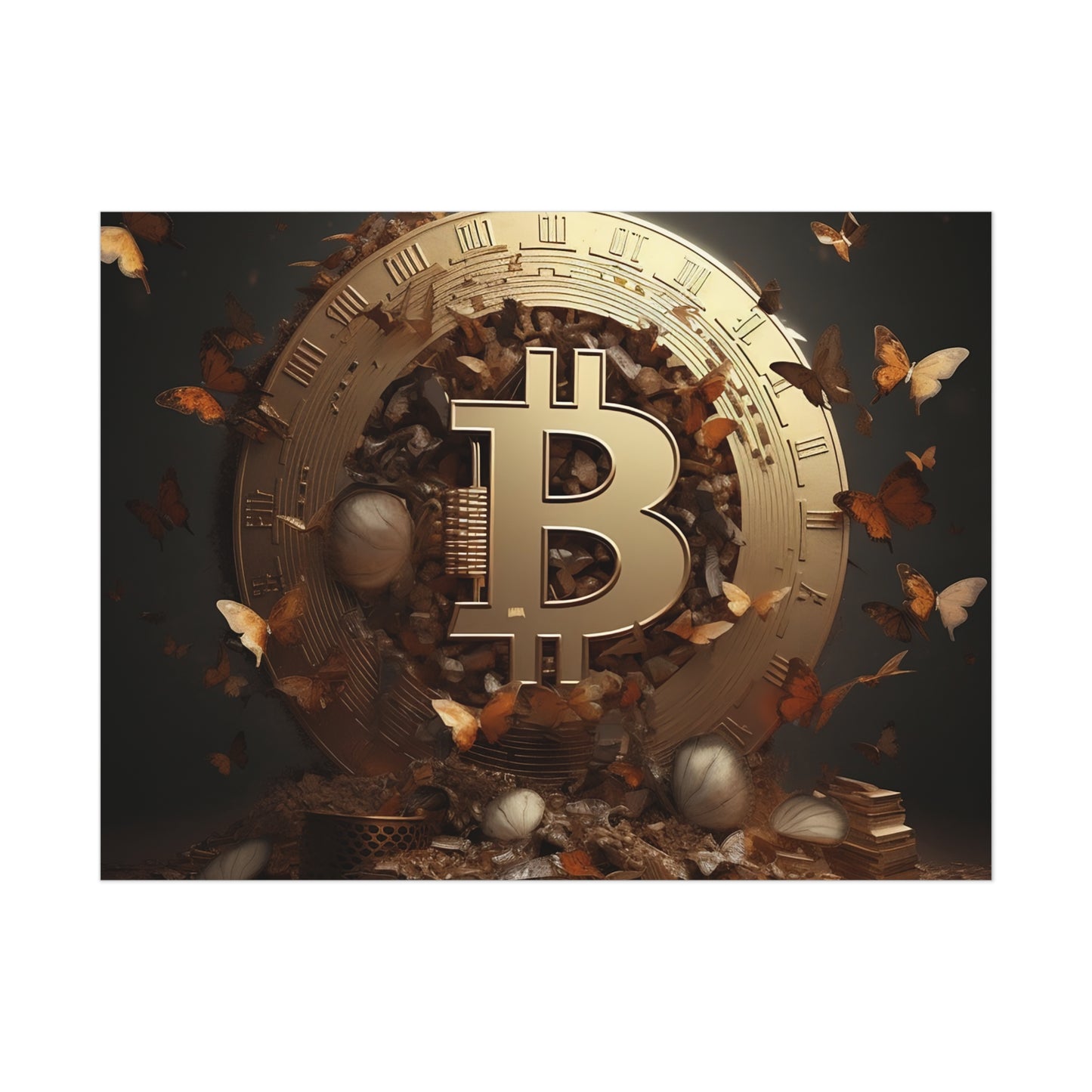 Bitcoin Metamorphosis Poster