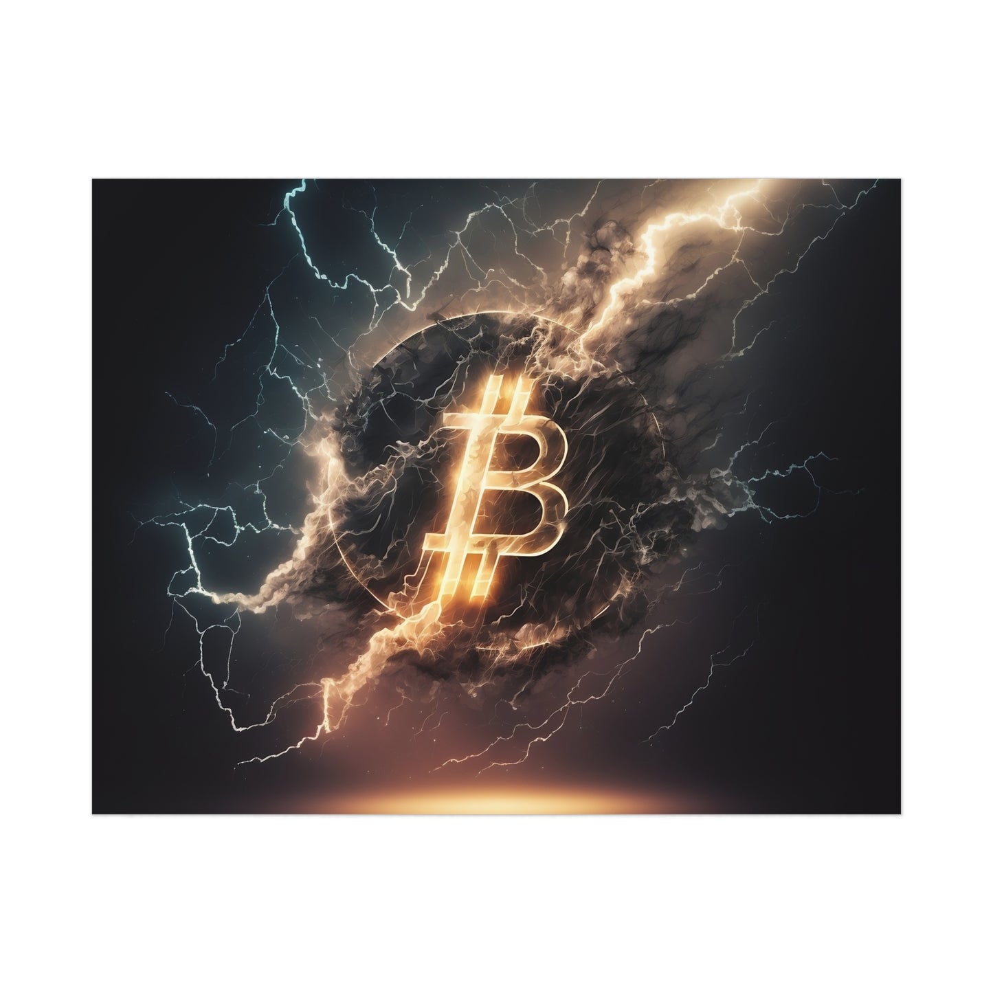 Bitcoin Lightning Poster