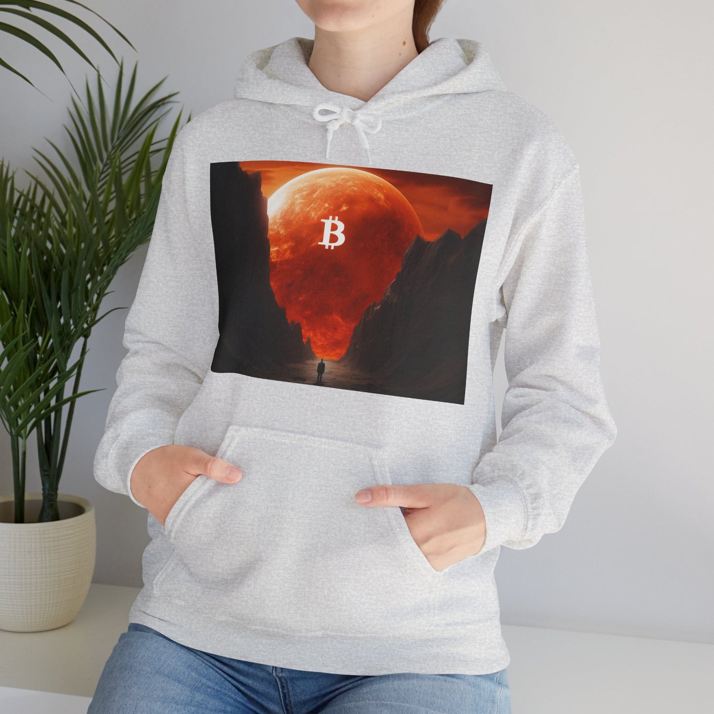 Orange Moon Rising Hoodie
