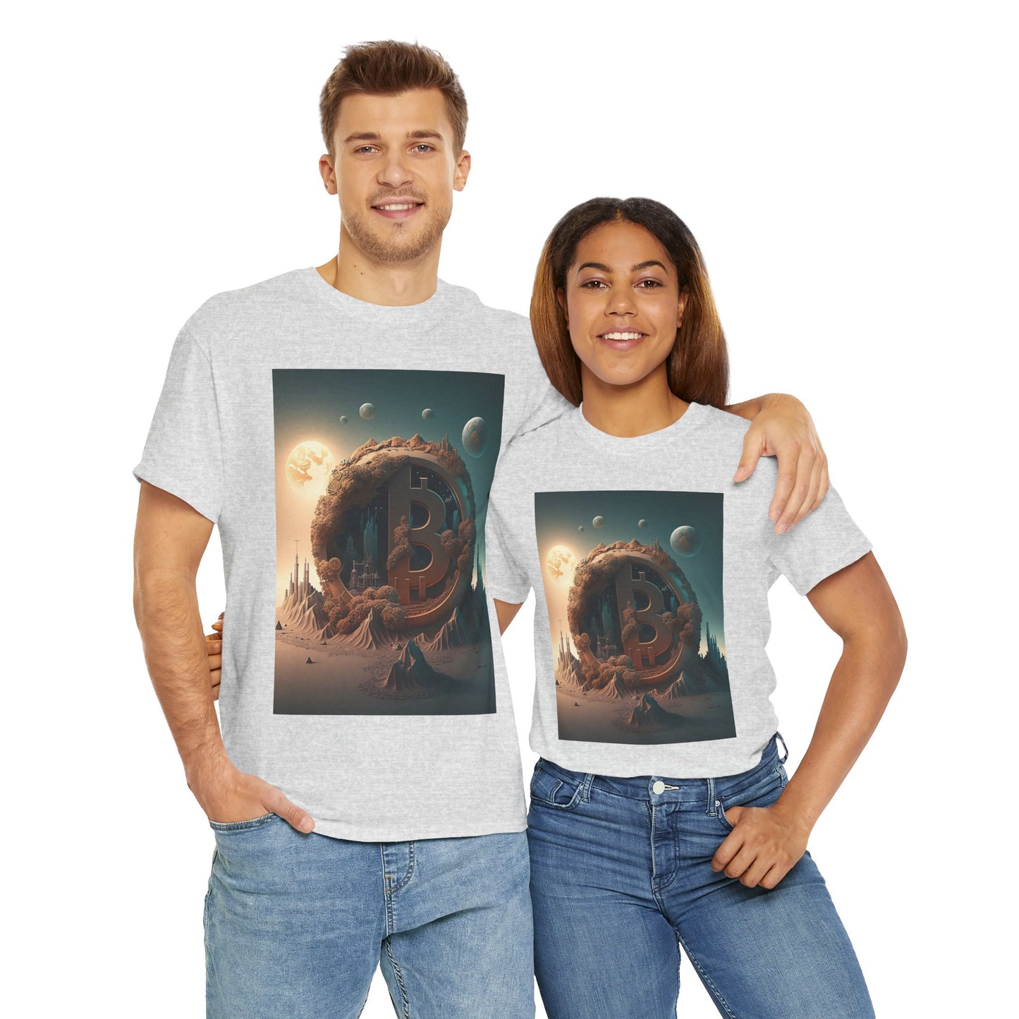 4th Globe of Bitcoin Tshirt