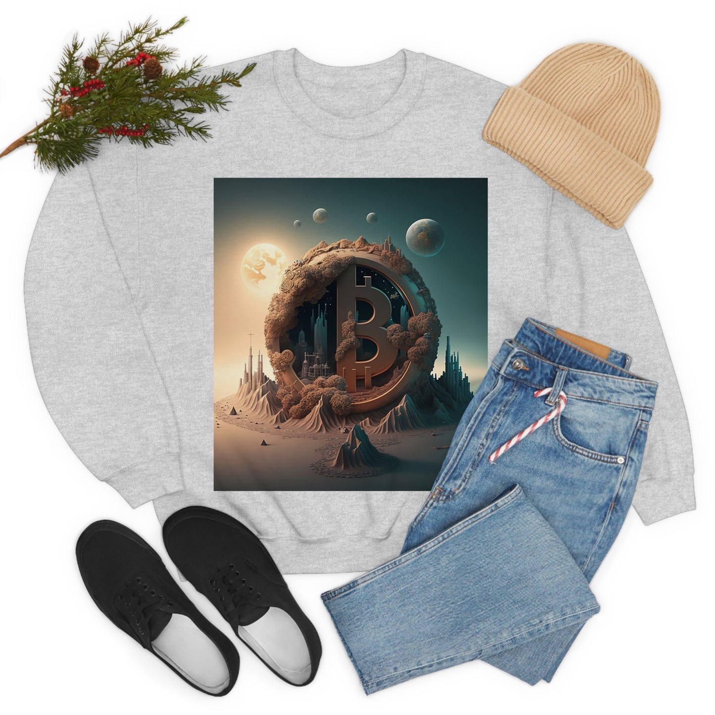 4th Globe of Bitcoin Sweater