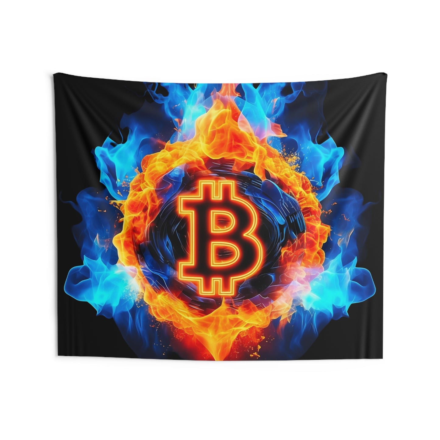 Bitcoin Clean Spark Wall Tapestry