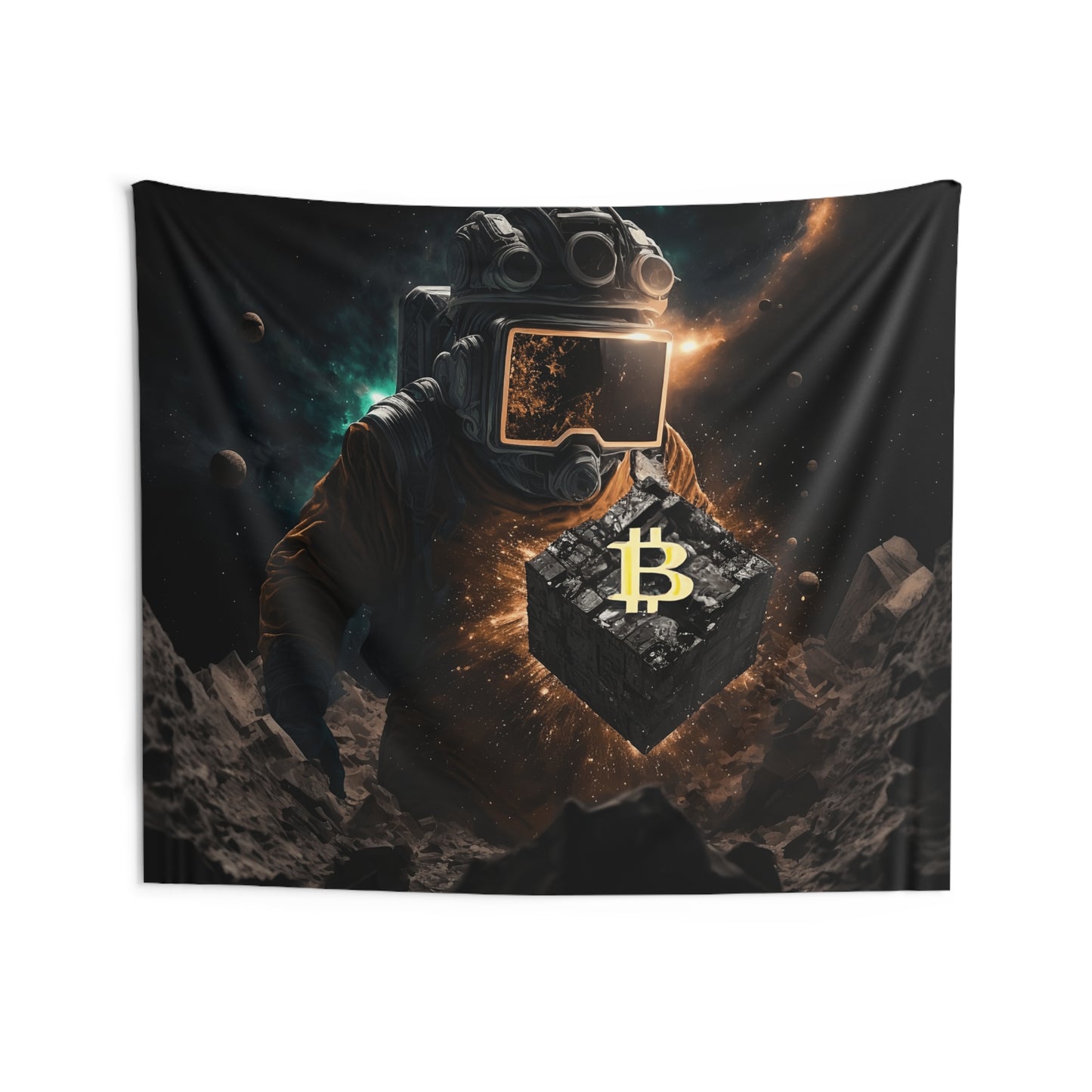 Genesis Block Wall Tapestry