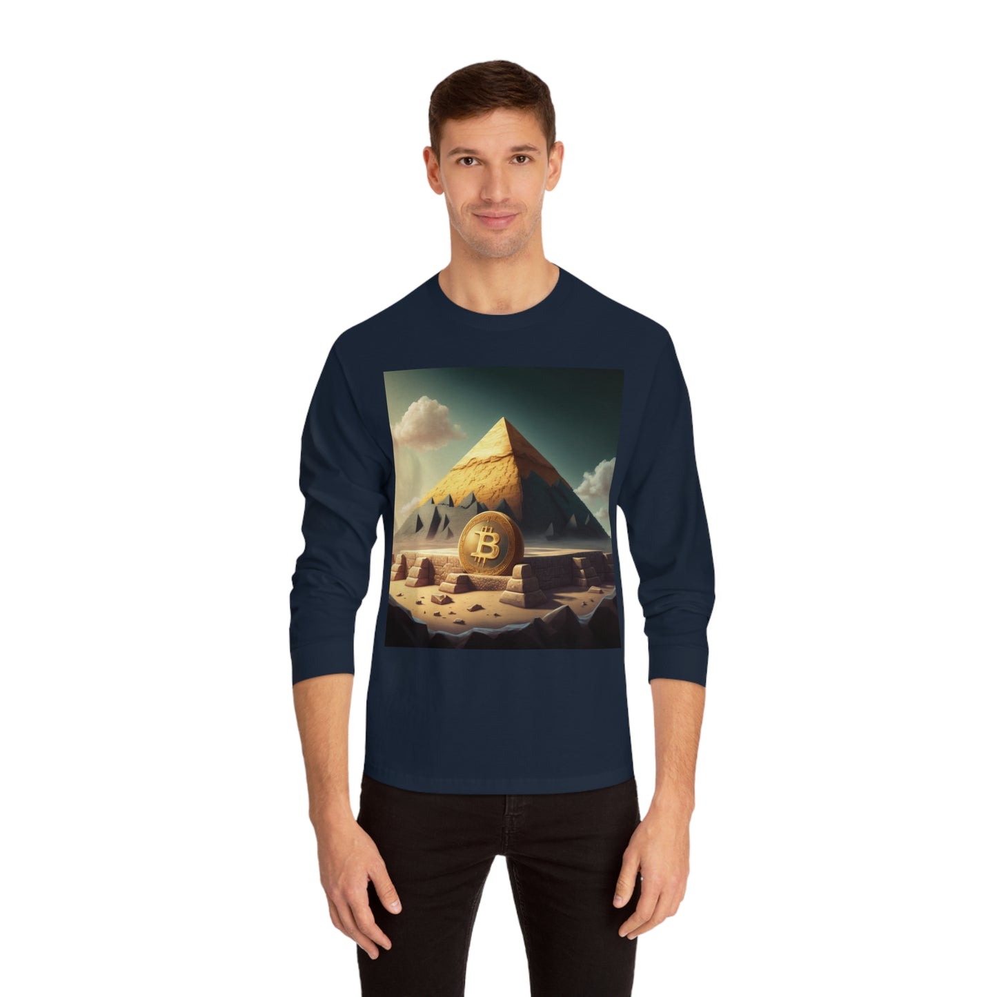 Bitcoin Pyramid Long Sleeve