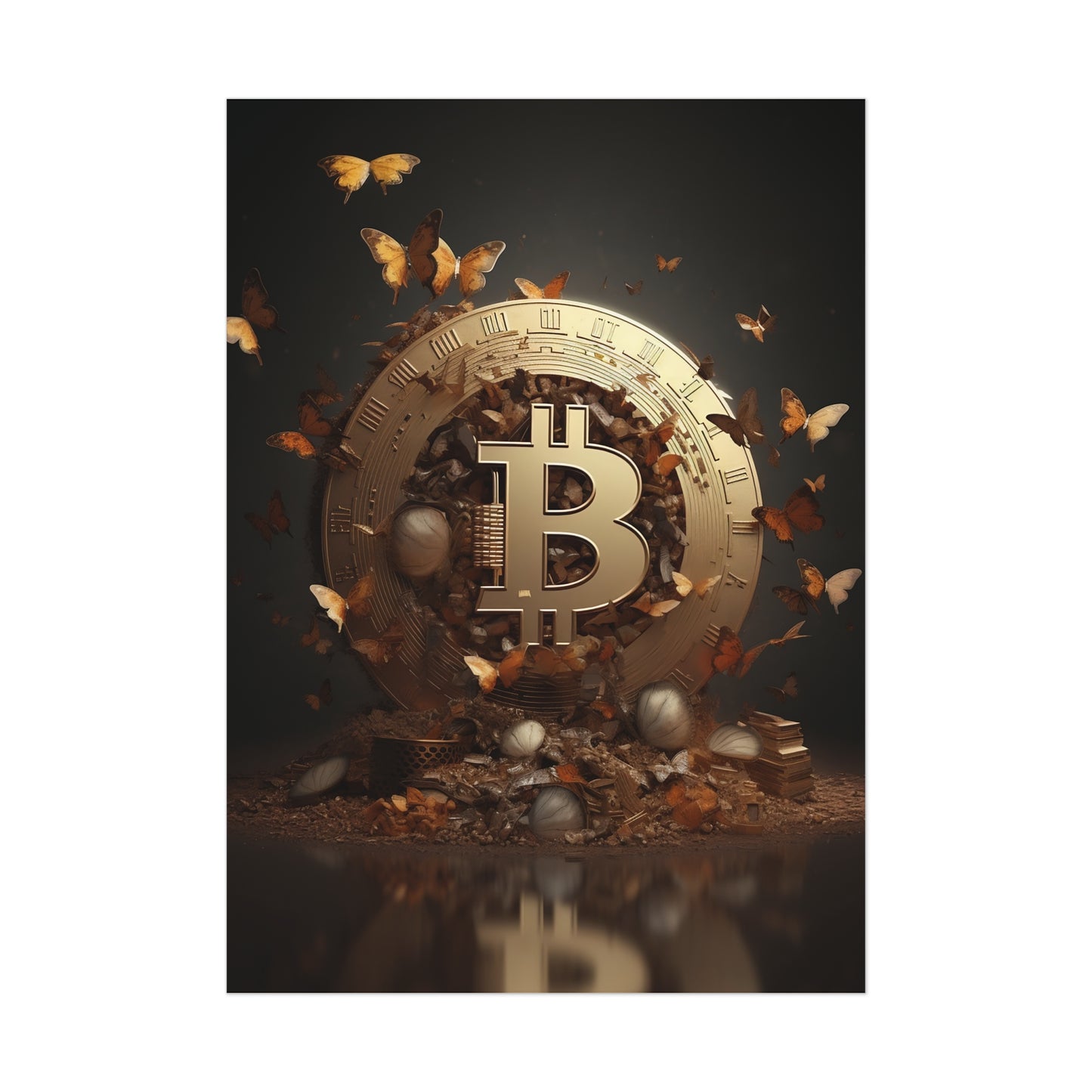 Bitcoin Metamorphosis Poster