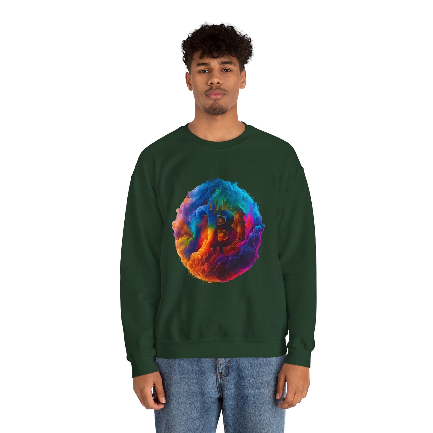 Bitcoin Swirls Sweatshirt