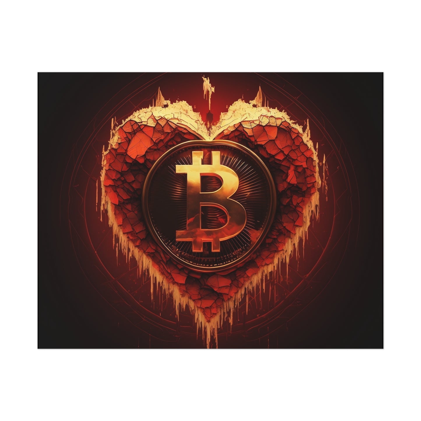 Love Bitcoin Poster