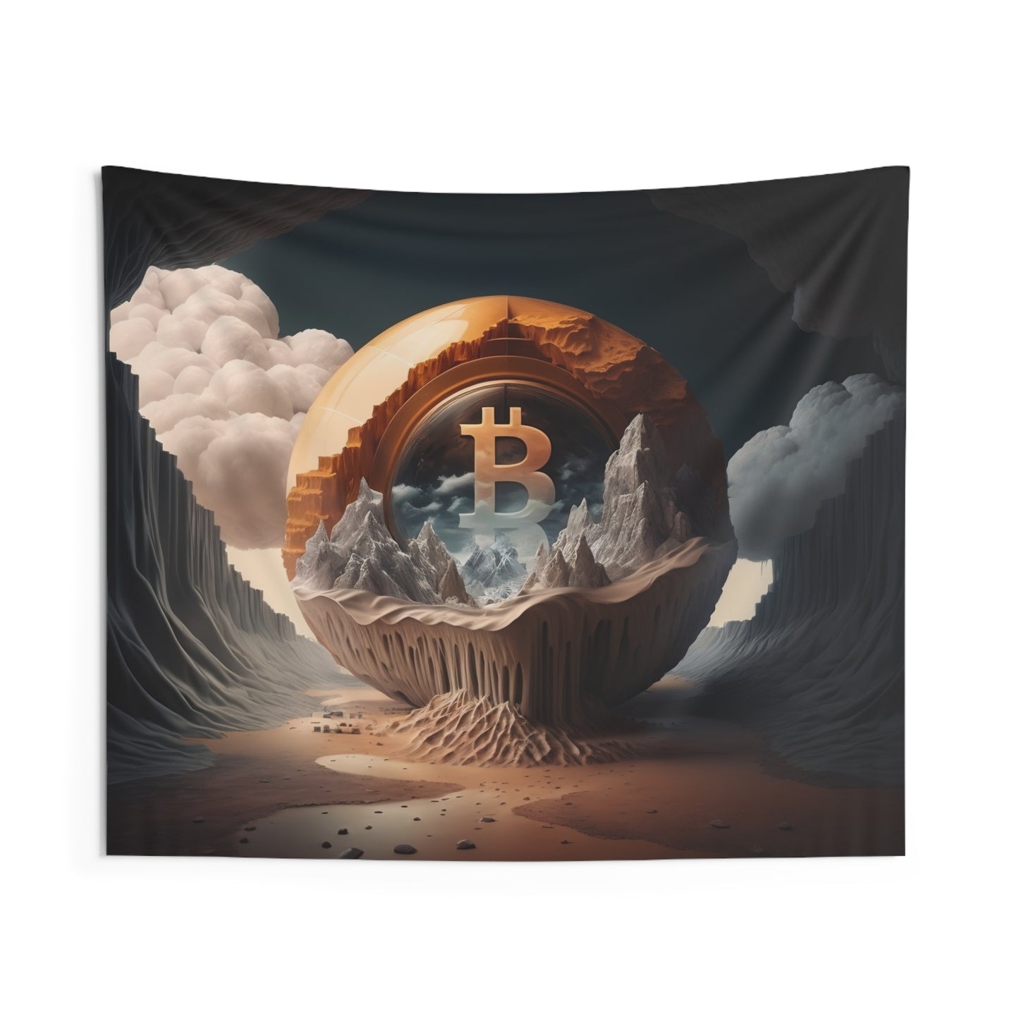 4th Orb of Bitcoin Wall Tapestry