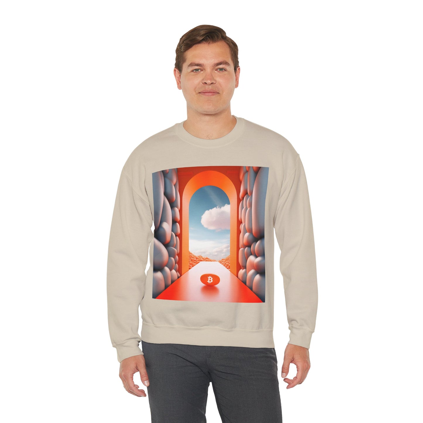 Orange Pill Archway Sweater