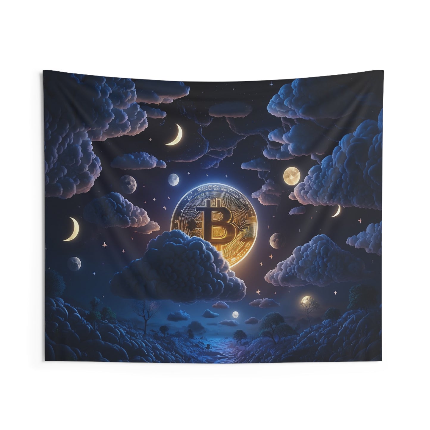 Dreaming of Bitcoin Wall Tapestry