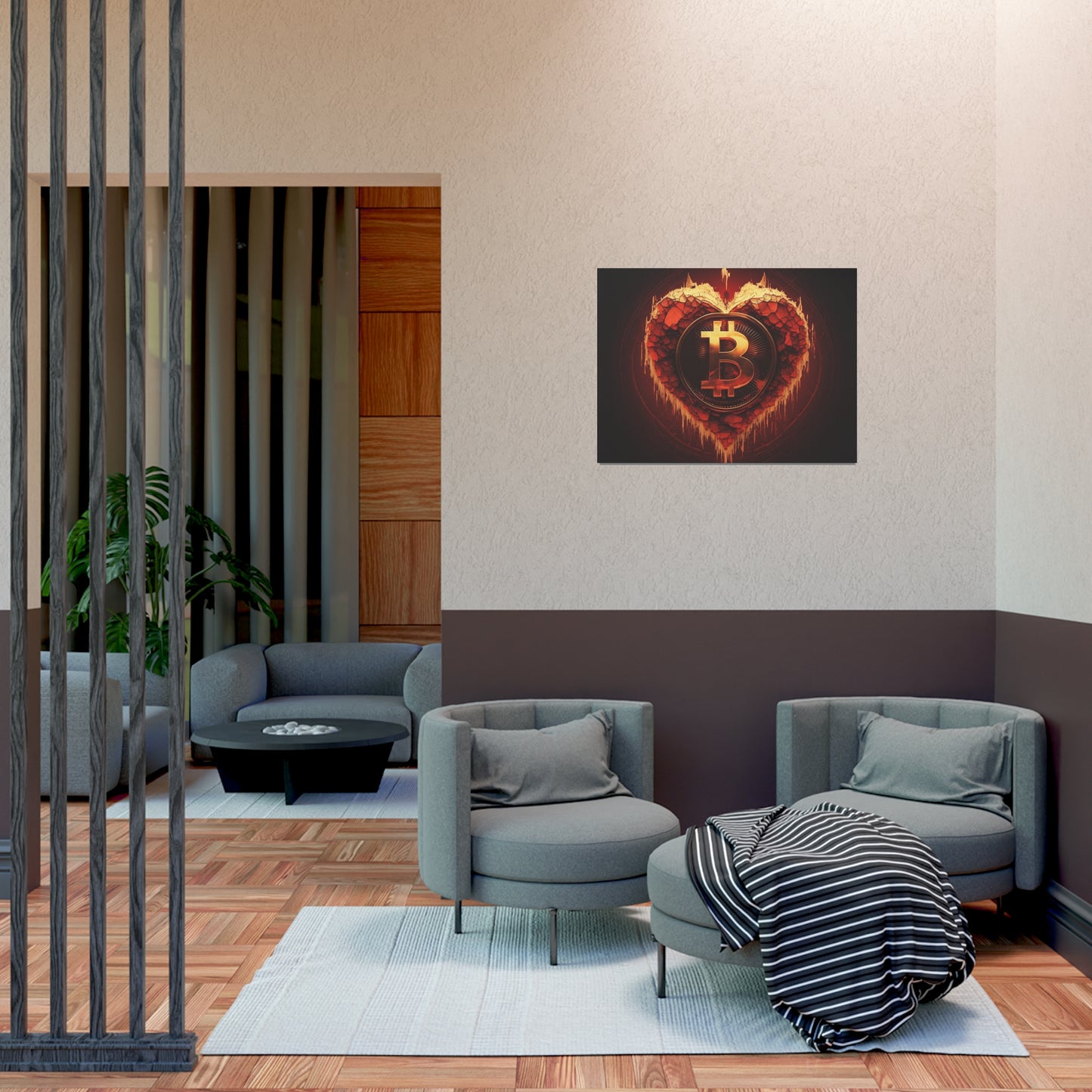 Love Bitcoin Poster