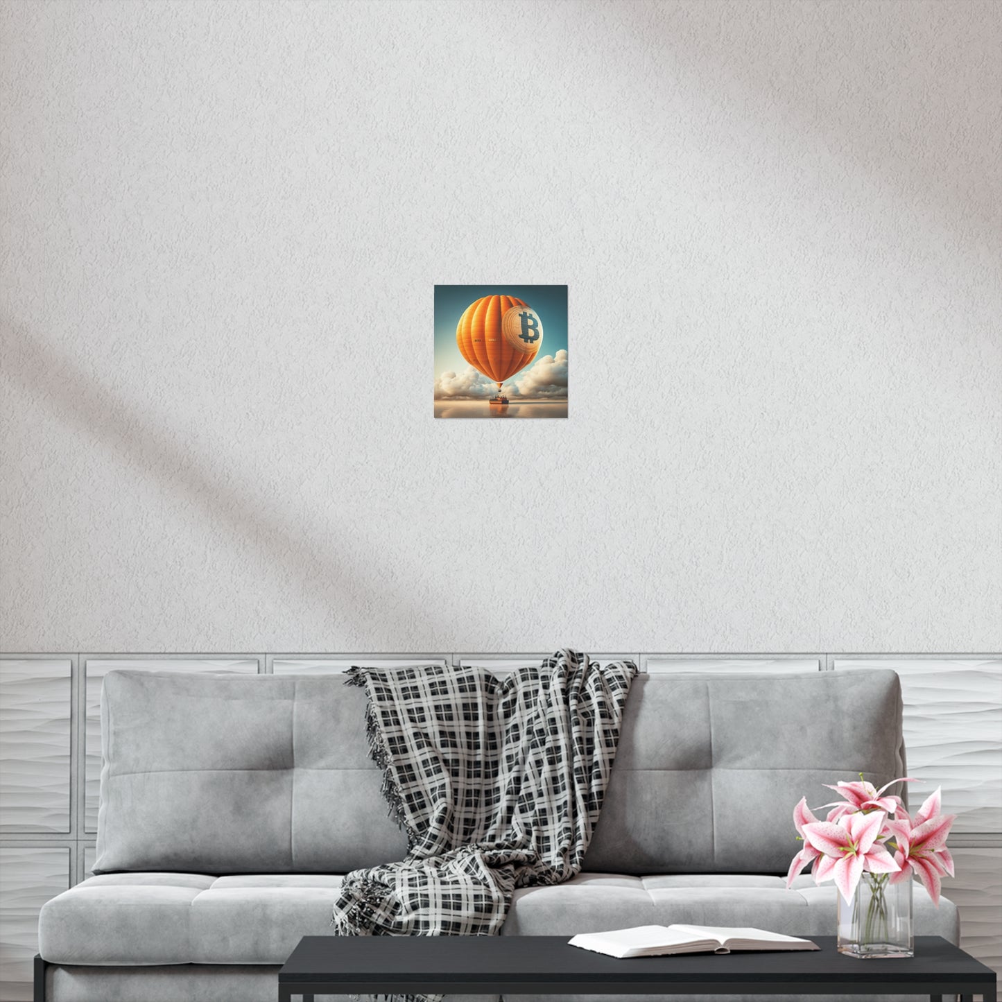 Bitcoin Balloon Poster