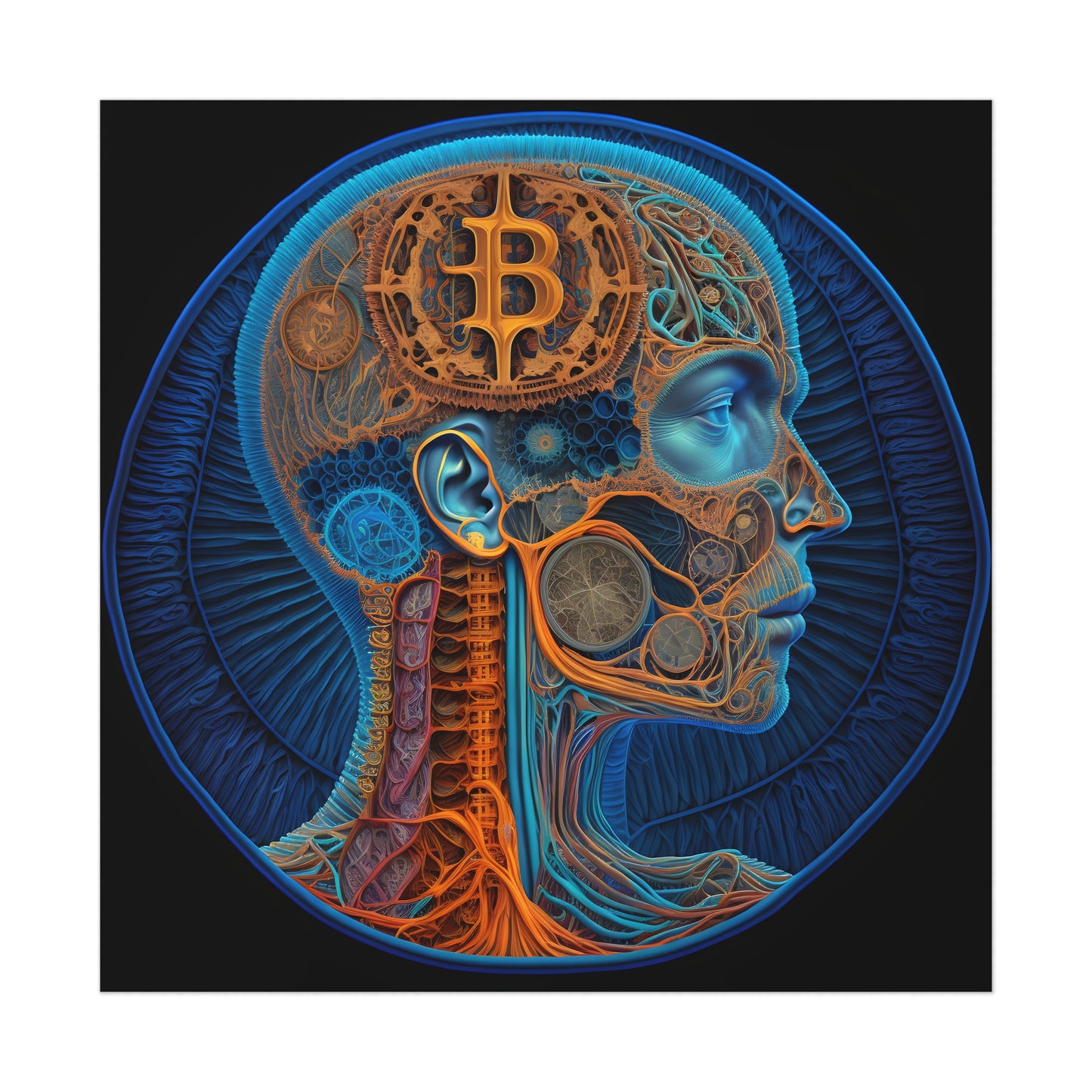 Bitcoin Anatomy Poster