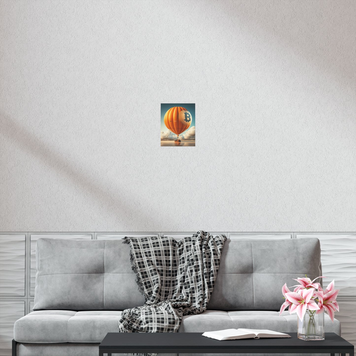 Bitcoin Balloon Poster