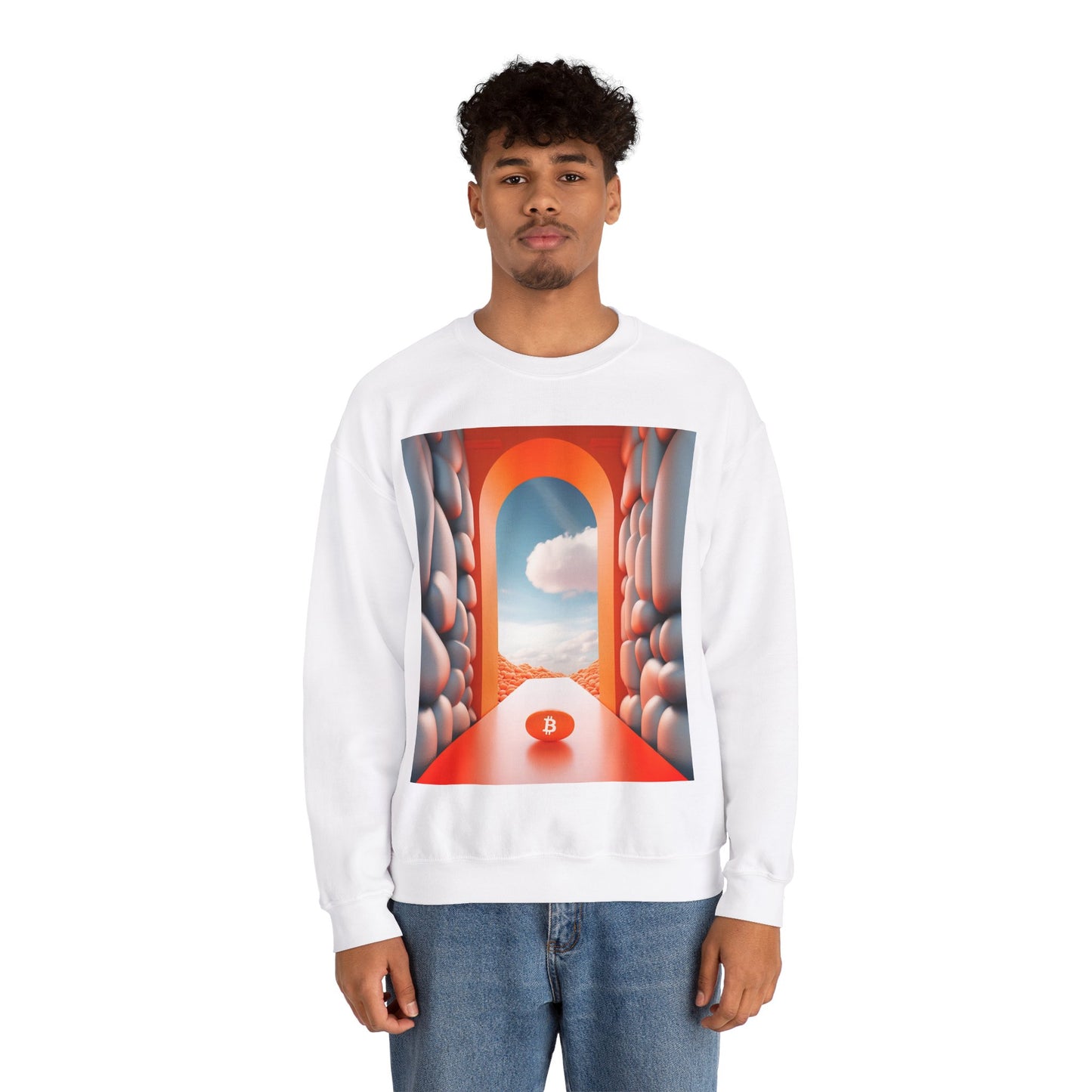 Orange Pill Archway Sweater