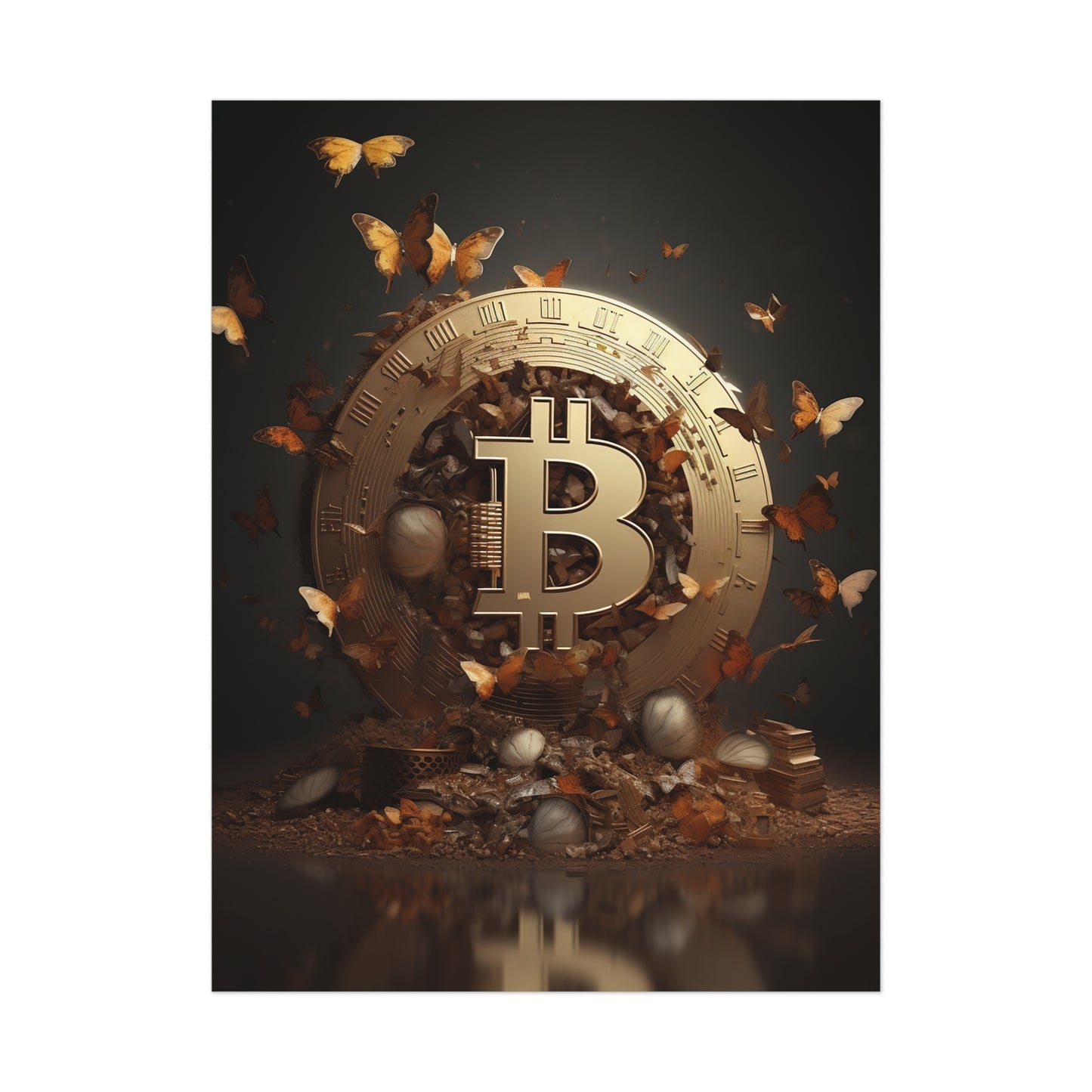 Bitcoin Metamorphosis Poster