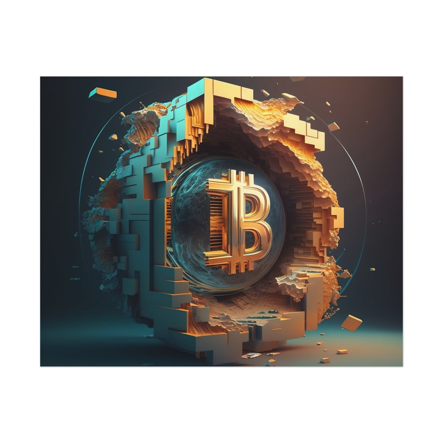 4th Sphere of Bitcoin Poster