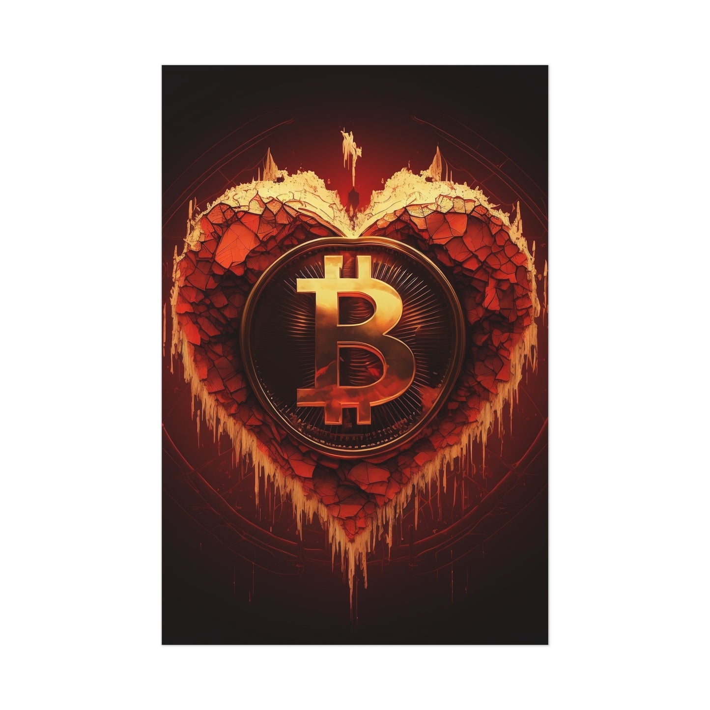 Love Bitcoin Poster