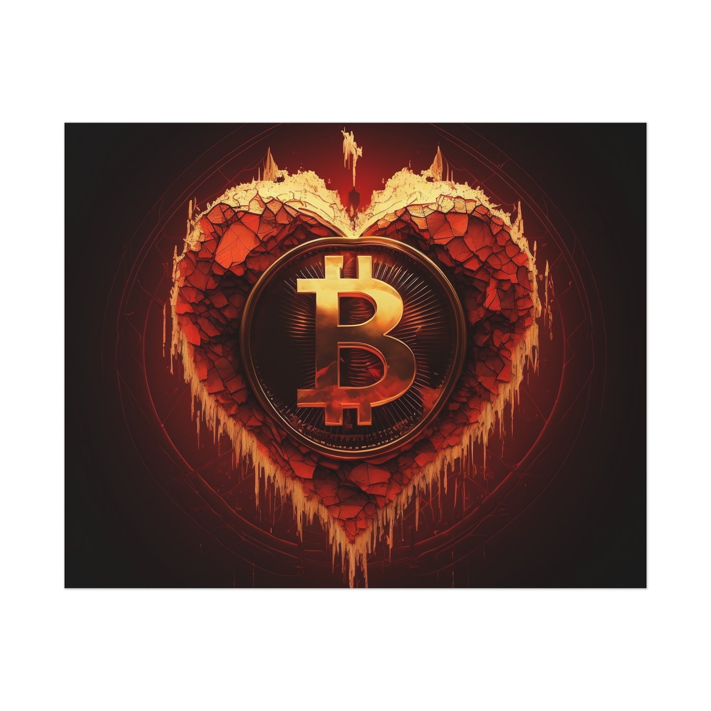 Love Bitcoin Poster