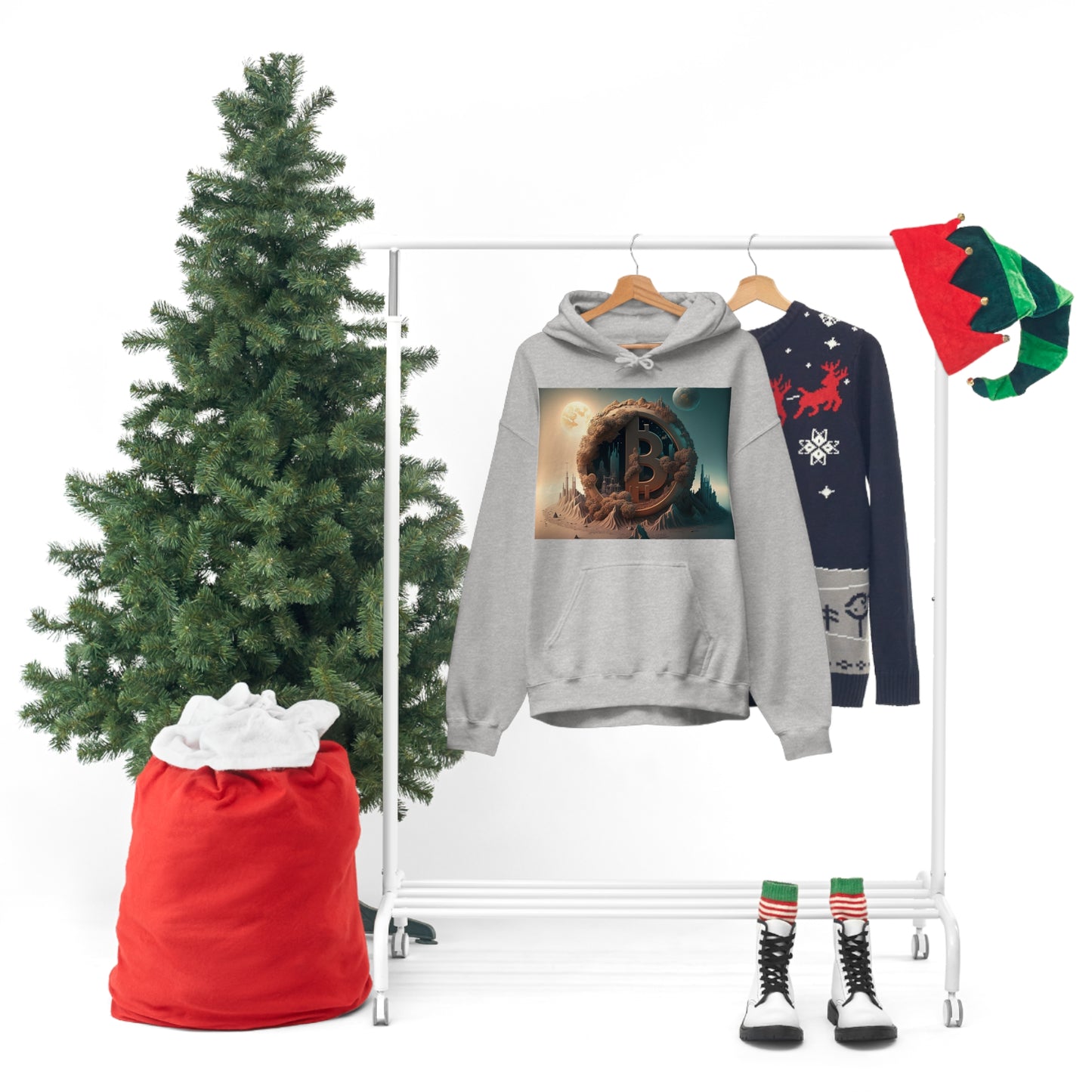 4th Globe of Bitcoin Hoodie